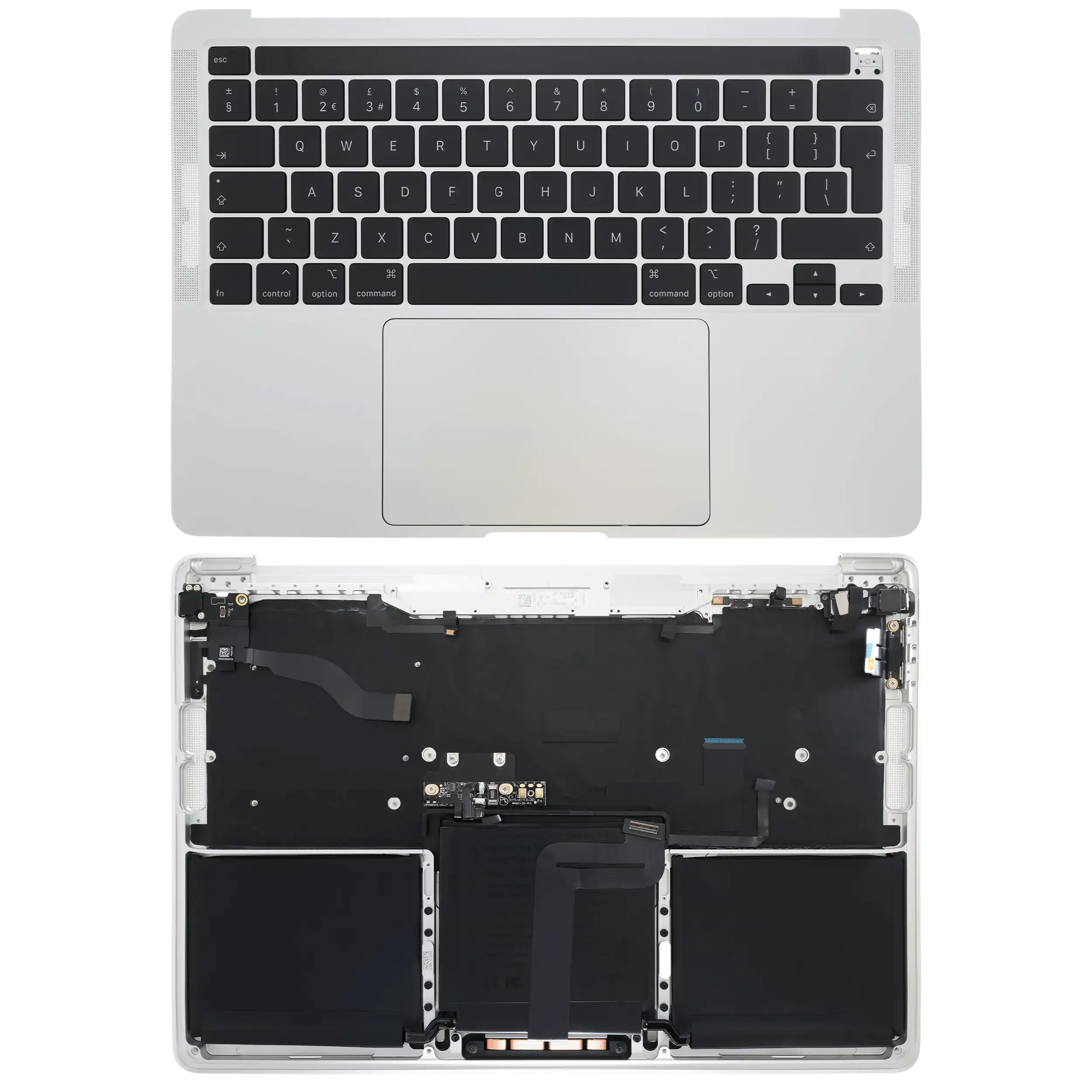 MacBook Pro 13 A2289 Top Case mit Akku & UK Tastatur Silber