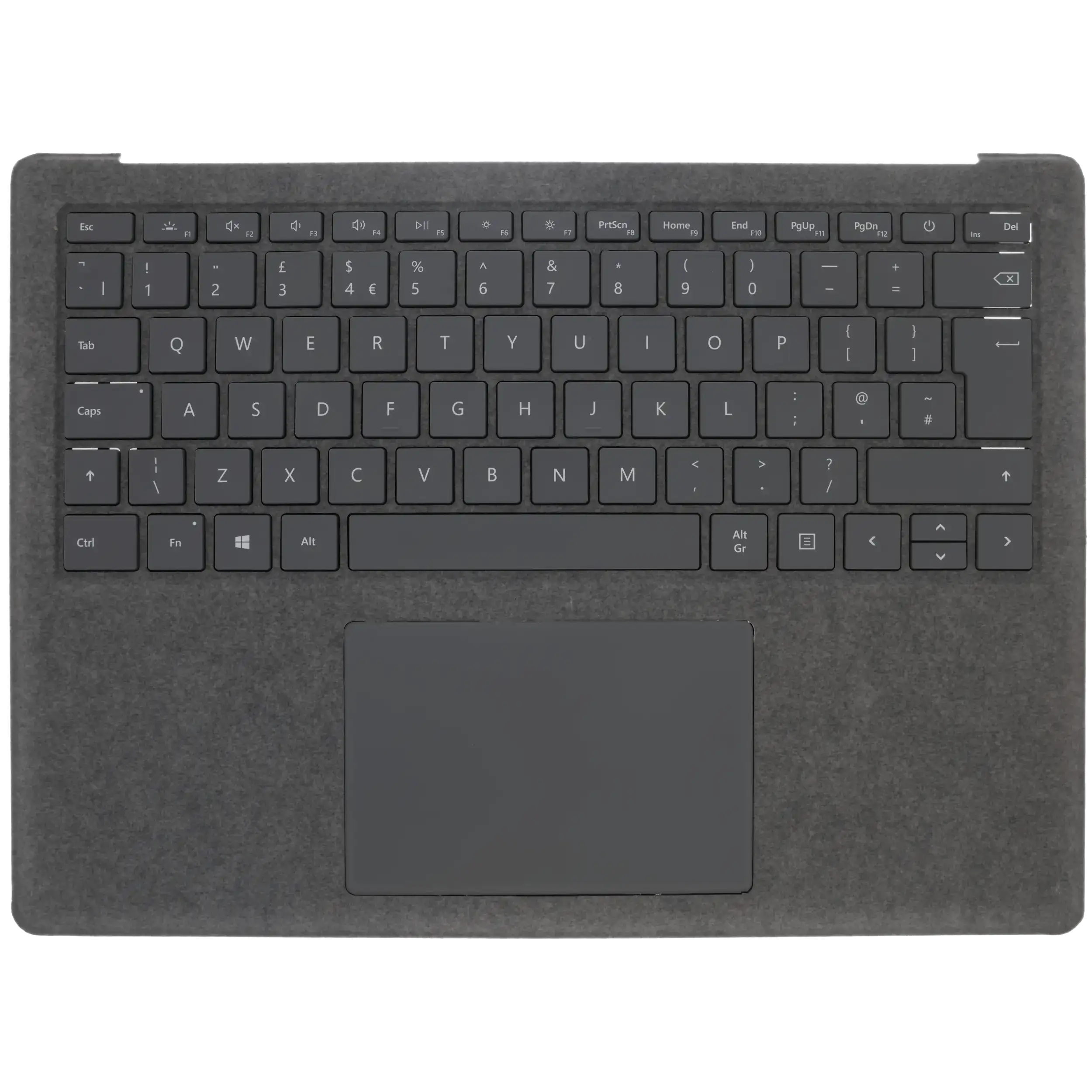 Top Case mit Tastatur für Surface Laptop 4 13,5" Spacegrau