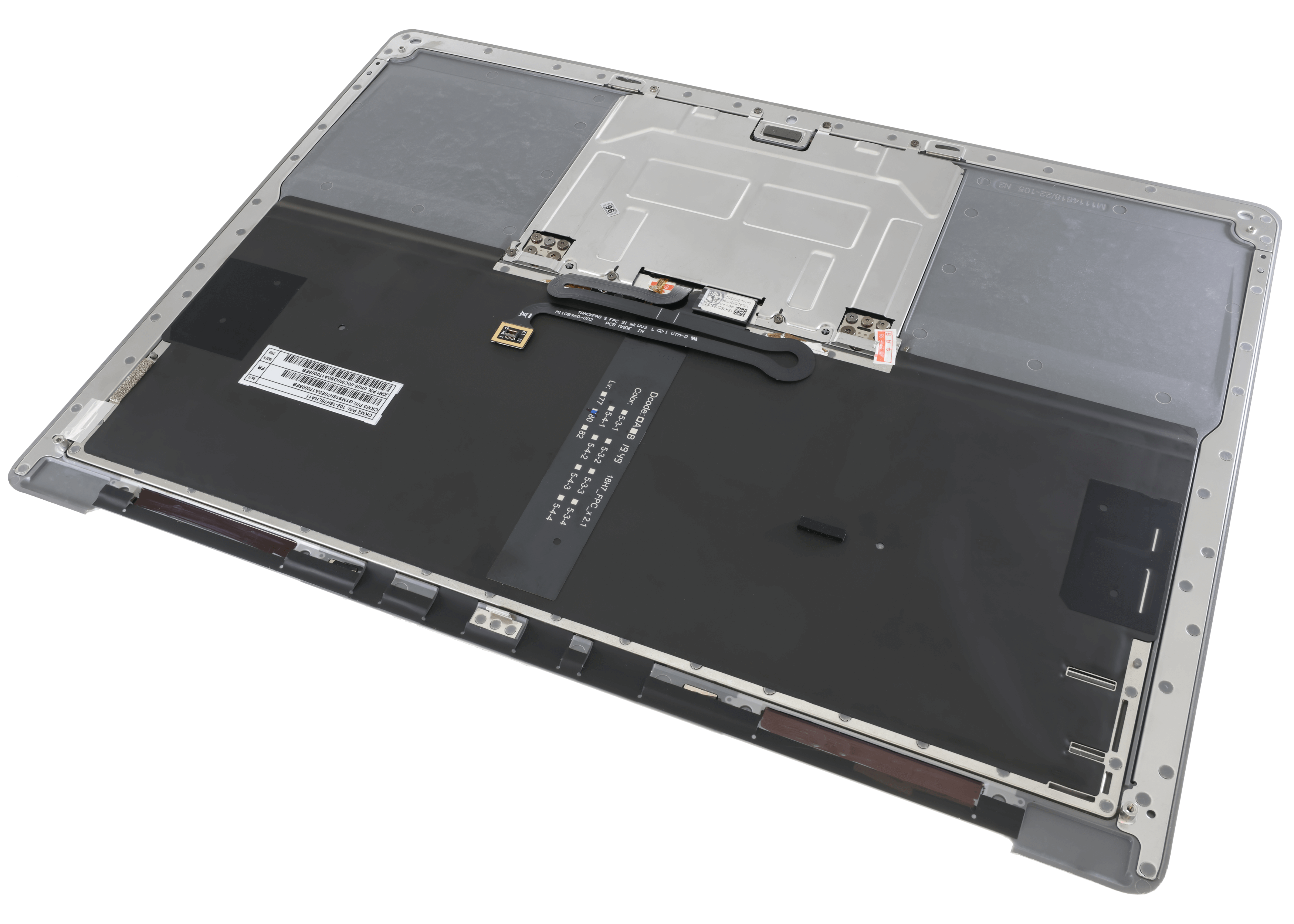 Top Case mit Tastatur für Surface Laptop 4 13,5" Spacegrau