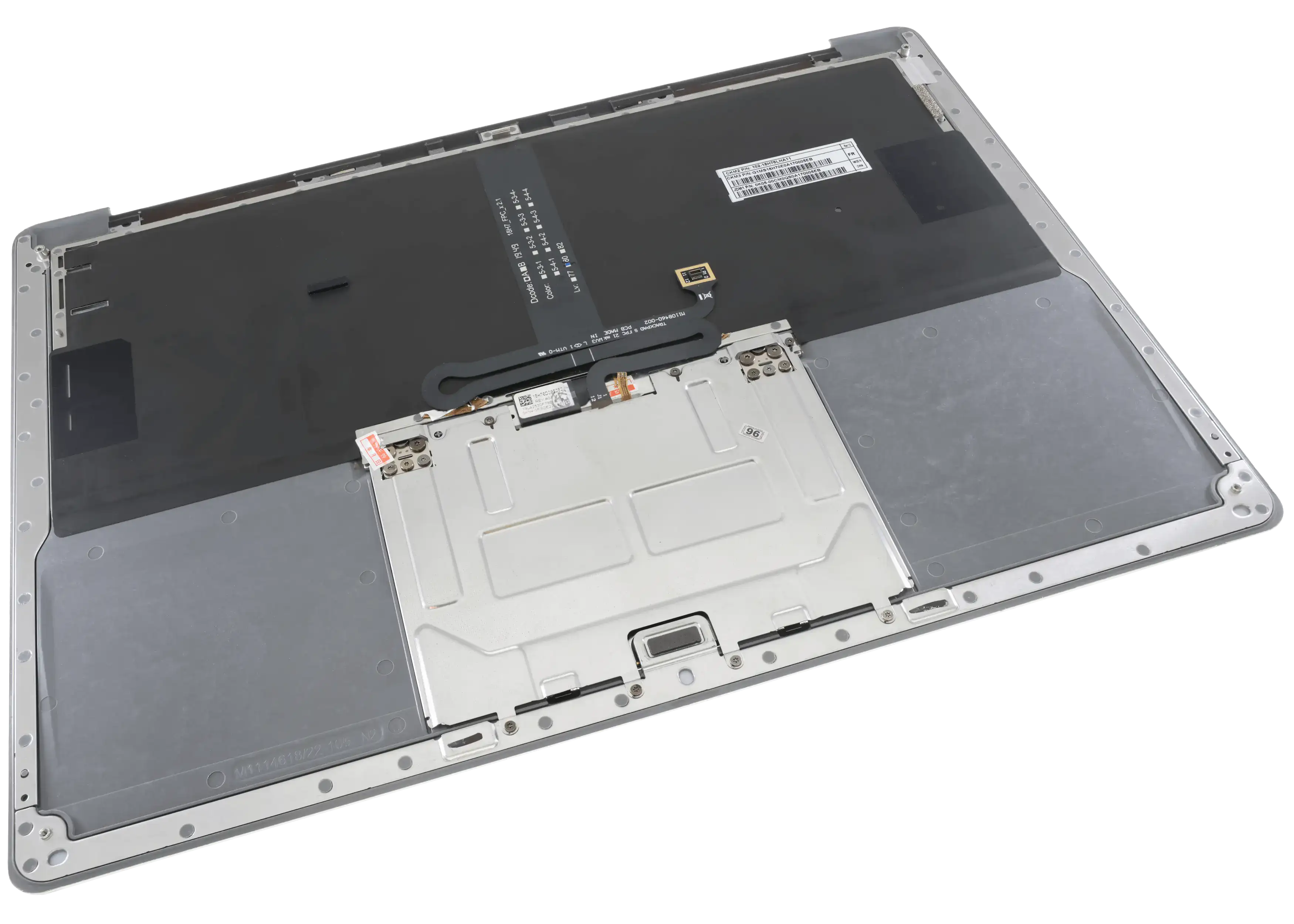 Top Case mit Tastatur für Surface Laptop 4 13,5" Spacegrau