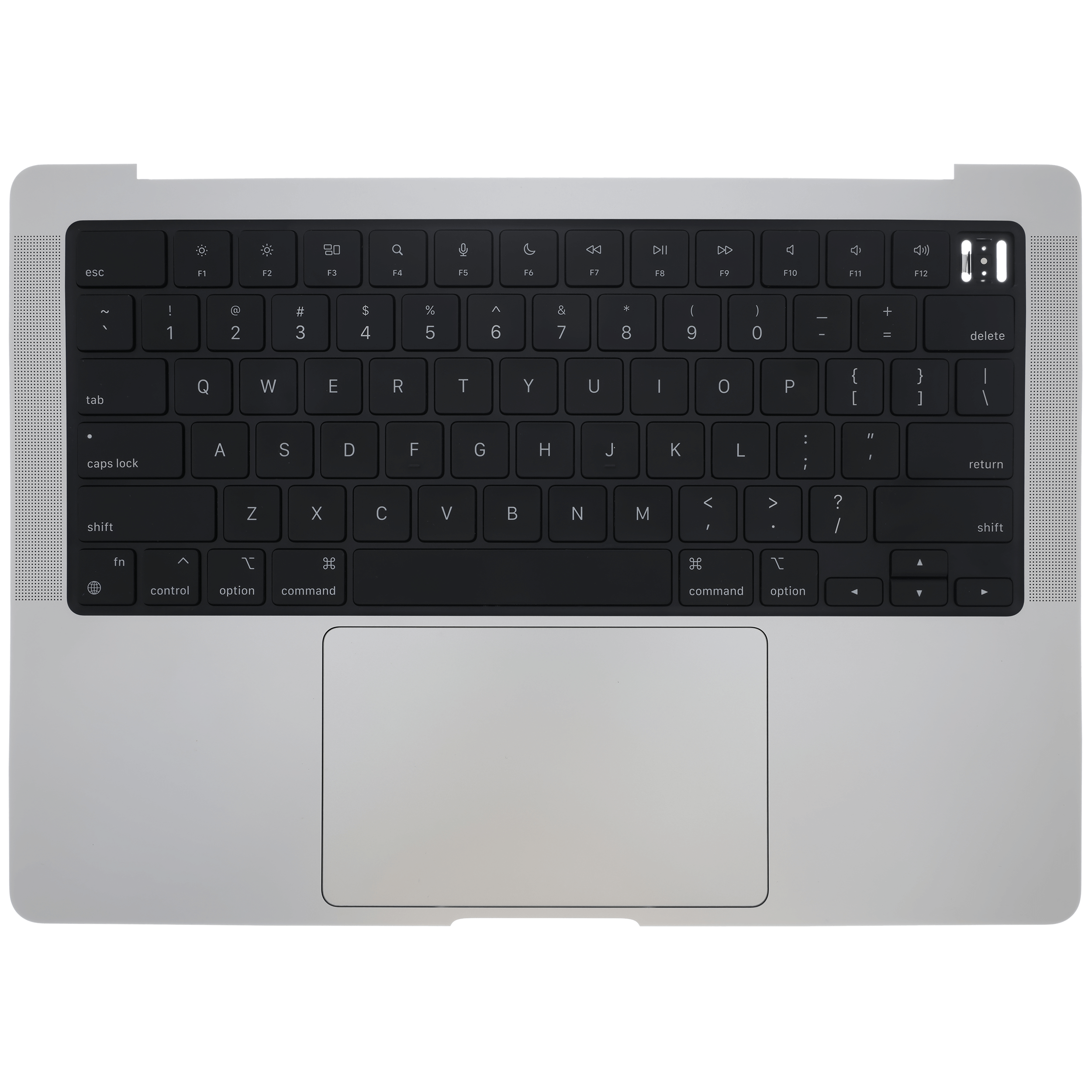 Topcase mit Akku und US-Tastatur für MacBook Pro 14" A2779 (2023) (Silber)
