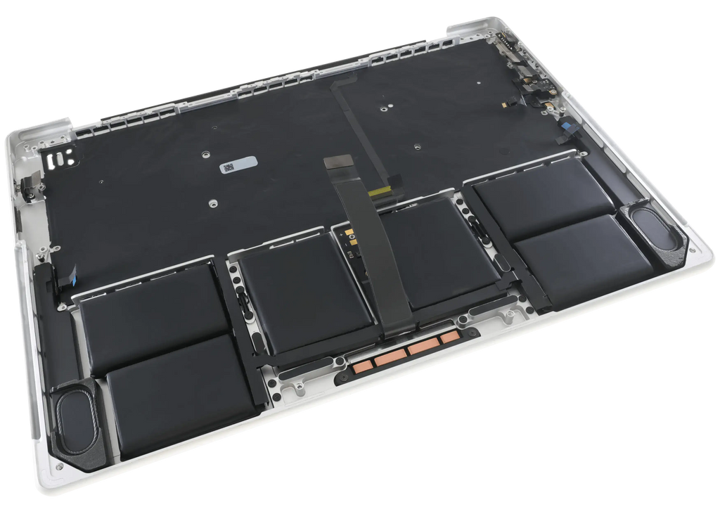 Topcase mit Akku und US-Tastatur für MacBook Pro 14" A2779 (2023) (Silber)