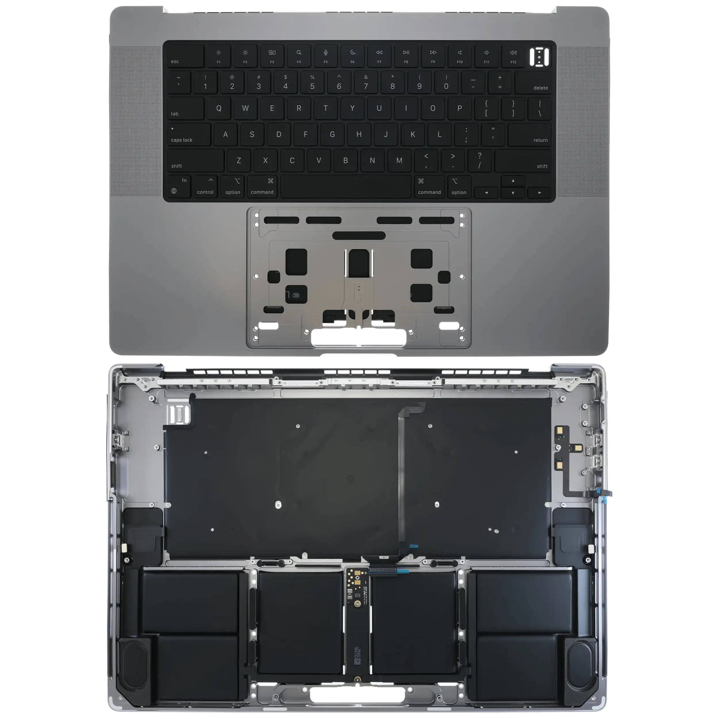 Original Apple Top Case with Battery and Keyboard for MacBook Pro 16" A2780 (2023) (US Keyboard) (Space Gray)