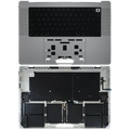 Original OEM Top Case mit Akku & US-Tastatur für MacBook Pro 16" A2780 Silber