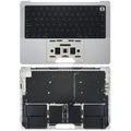 Top Case with Battery and Keyboard for MacBook Pro 14" A2442 (2021) Pro / Max / Pro 14" A2779 (2023) (Original OEM) (US Keyboard) (Silver)