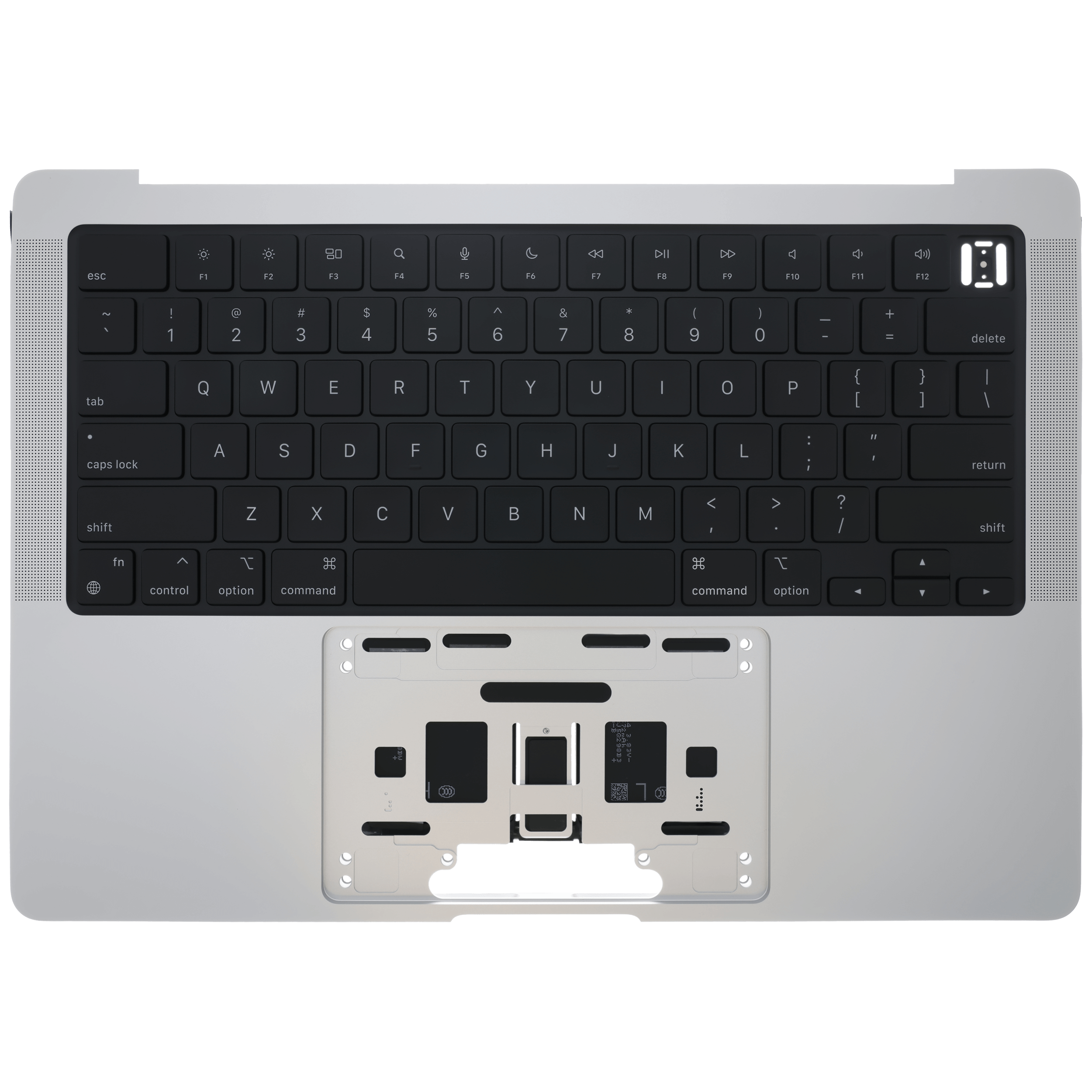 Top Case with Battery and Keyboard for MacBook Pro 14" A2442 (2021) Pro / Max / Pro 14" A2779 (2023) (Original OEM) (US Keyboard) (Silver)
