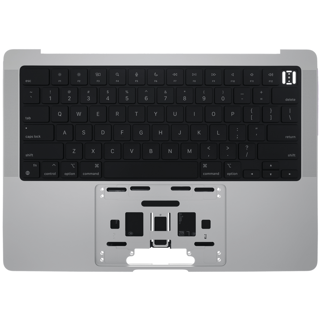 Top Case with Battery and Keyboard for MacBook Pro 14" (A3185 / 2024) (Original OEM) (US Keyboard) (Silver)