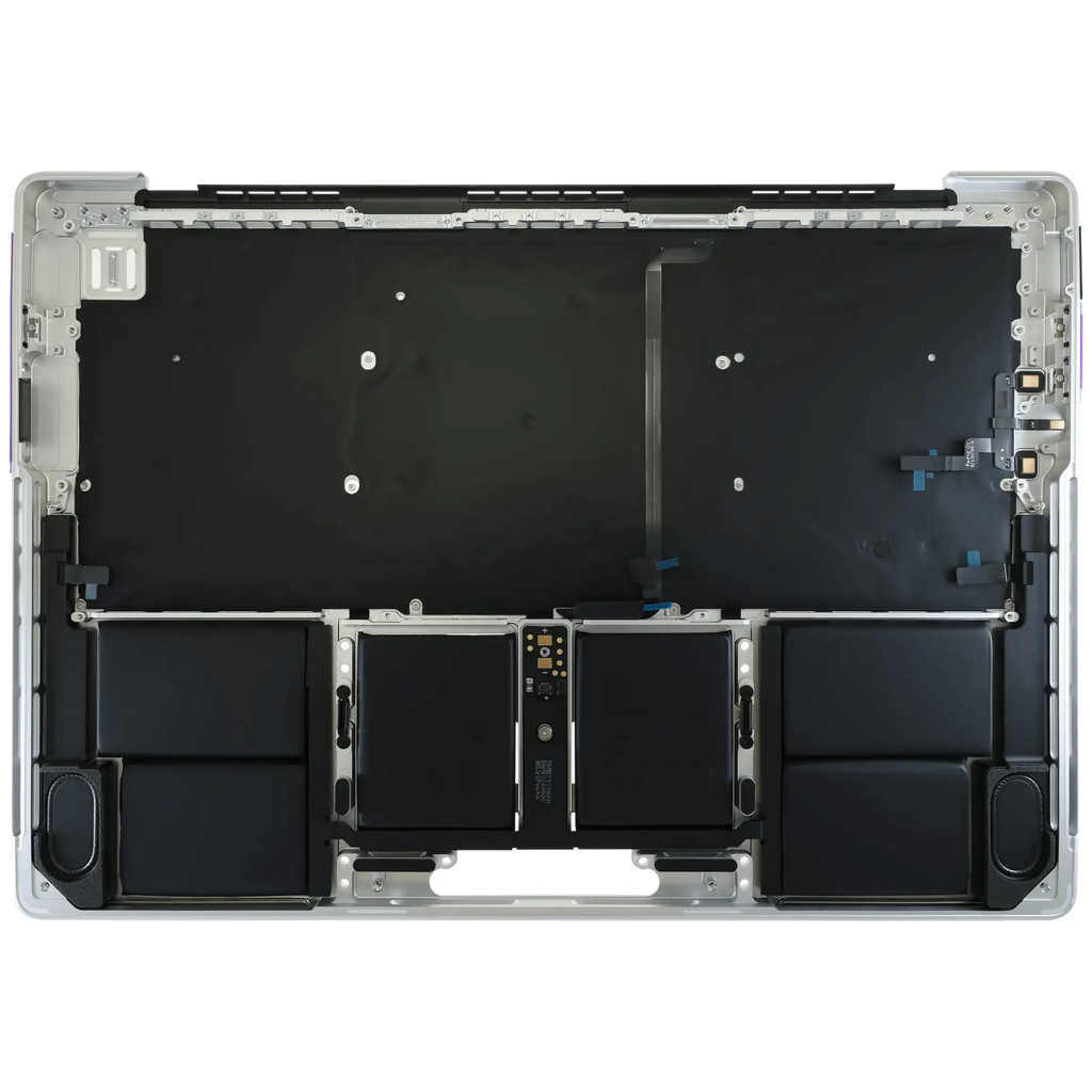 Top Case with Battery and Keyboard for MacBook Pro 14" (A3185 / 2024) (Original OEM) (US Keyboard) (Silver)