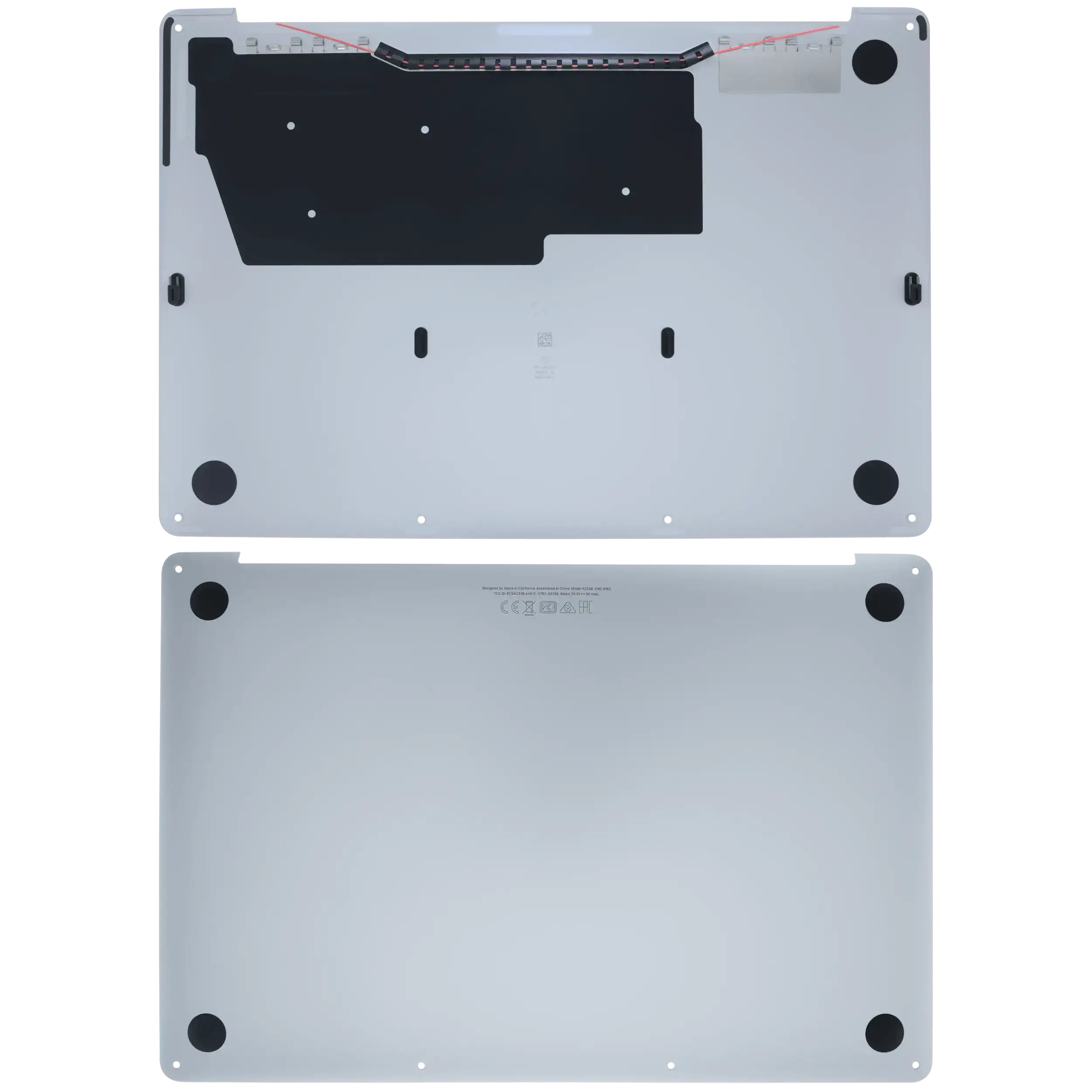 Unterteil für MacBook Pro 13" A2338 (2020) (Original OEM) (Silber)