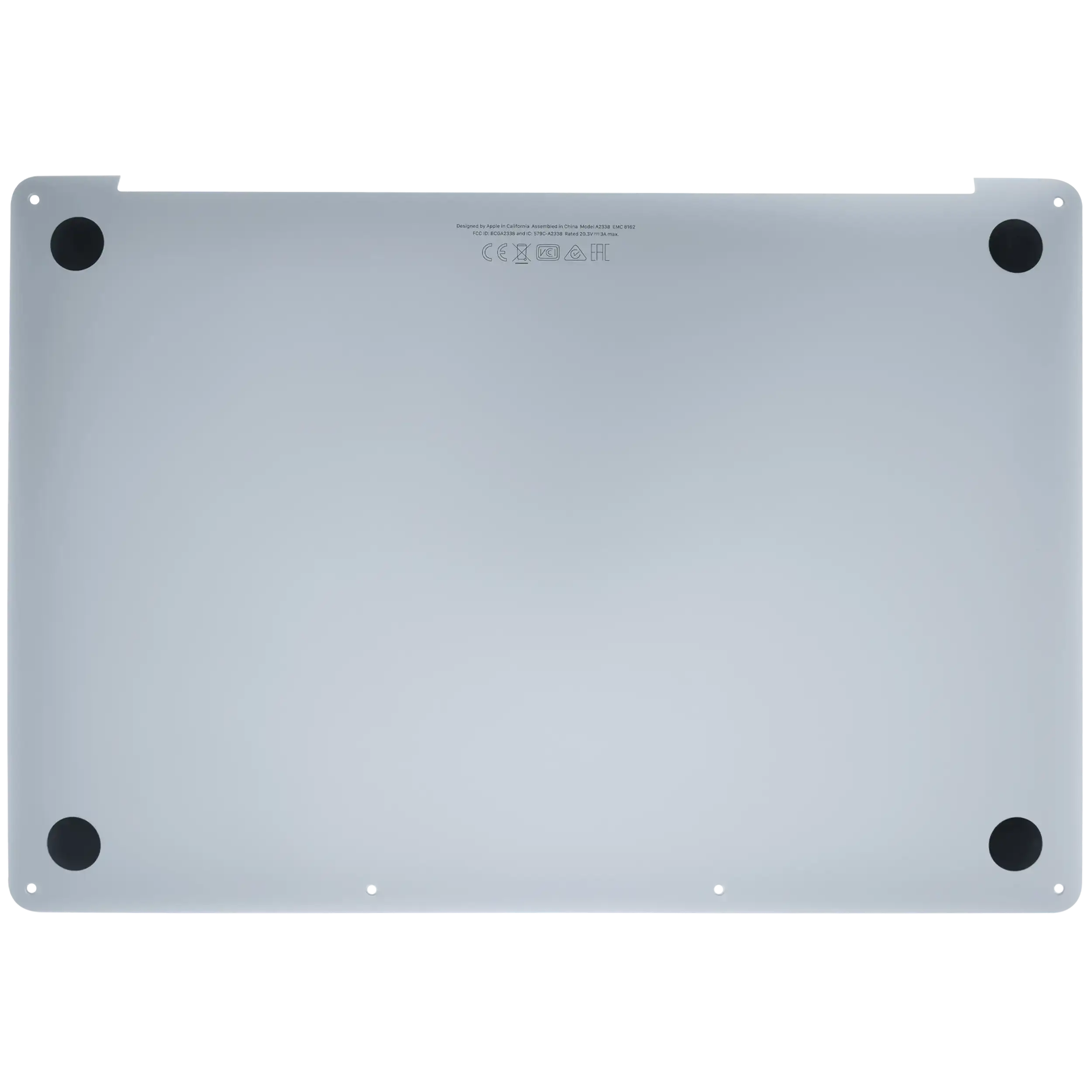 Unterteil für MacBook Pro 13" A2338 (2020) (Original OEM) (Silber)