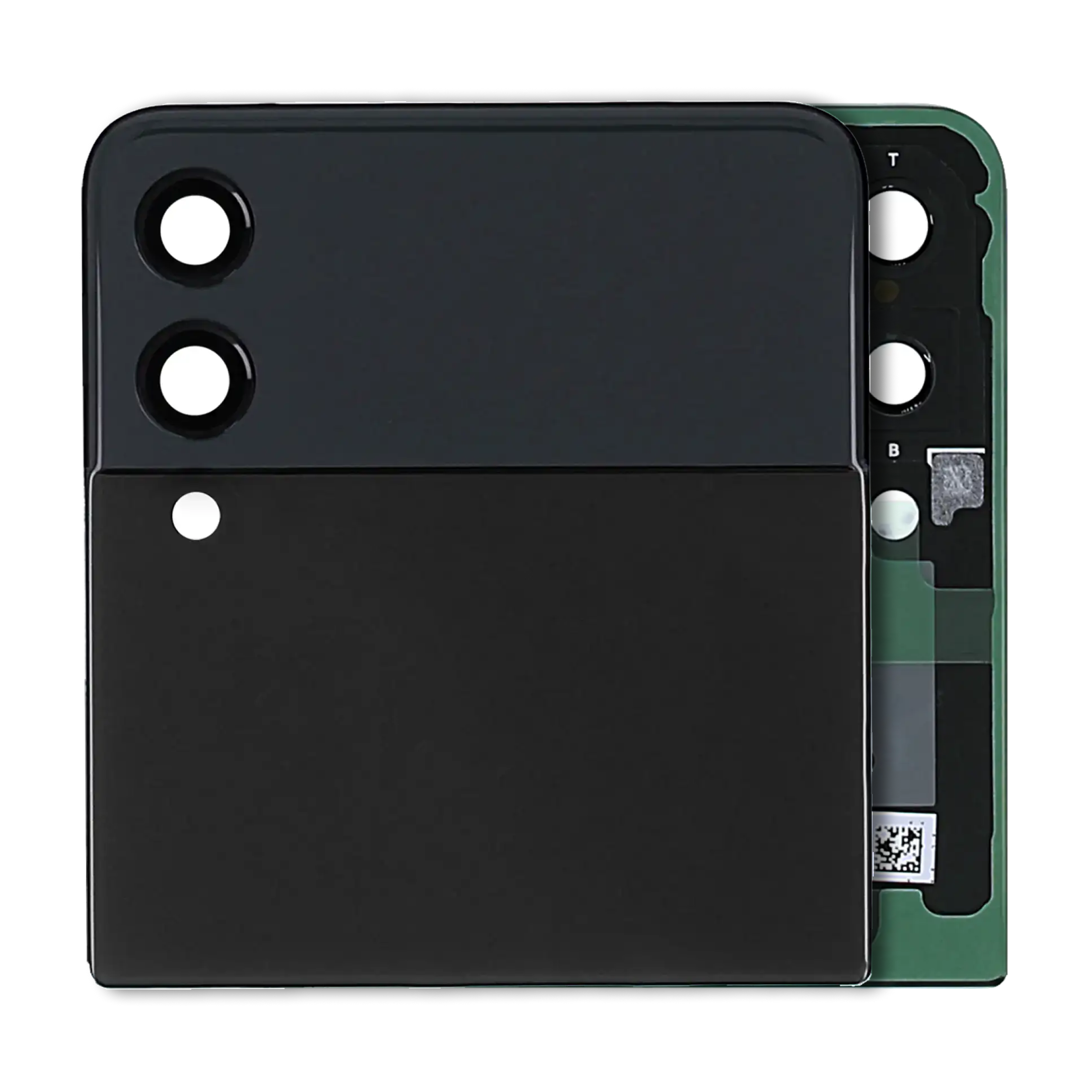 Outer OLED-Display für Samsung Galaxy Z Flip 3 5G (gebrauchter OEM-Ausbau, Qualität A/B) (Phantom Black)