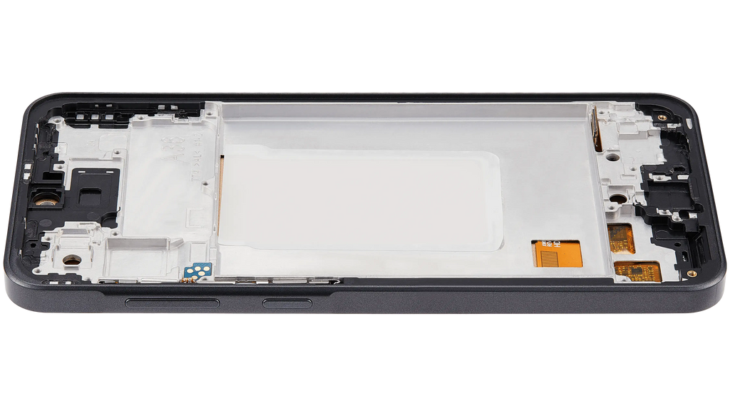 LCD-Display mit Rahmen für Samsung Galaxy A36 5G (A366/ 2025)(6.58") (US-Version) (Aftermarket : incell) (Schwarz)