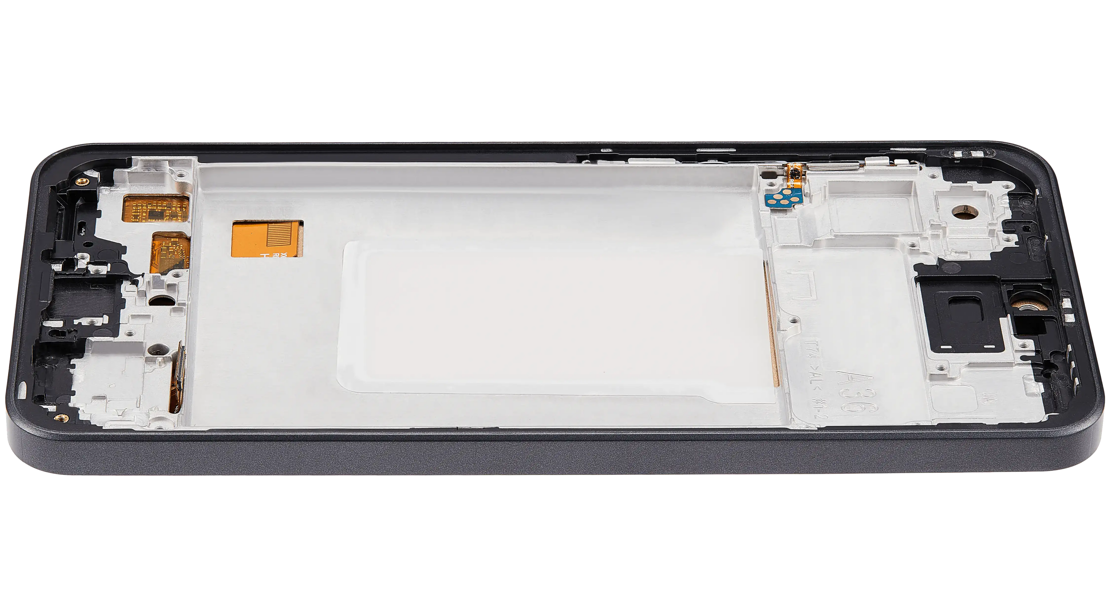 LCD-Display mit Rahmen für Samsung Galaxy A36 5G (A366/ 2025)(6.58") (US-Version) (Aftermarket : incell) (Schwarz)