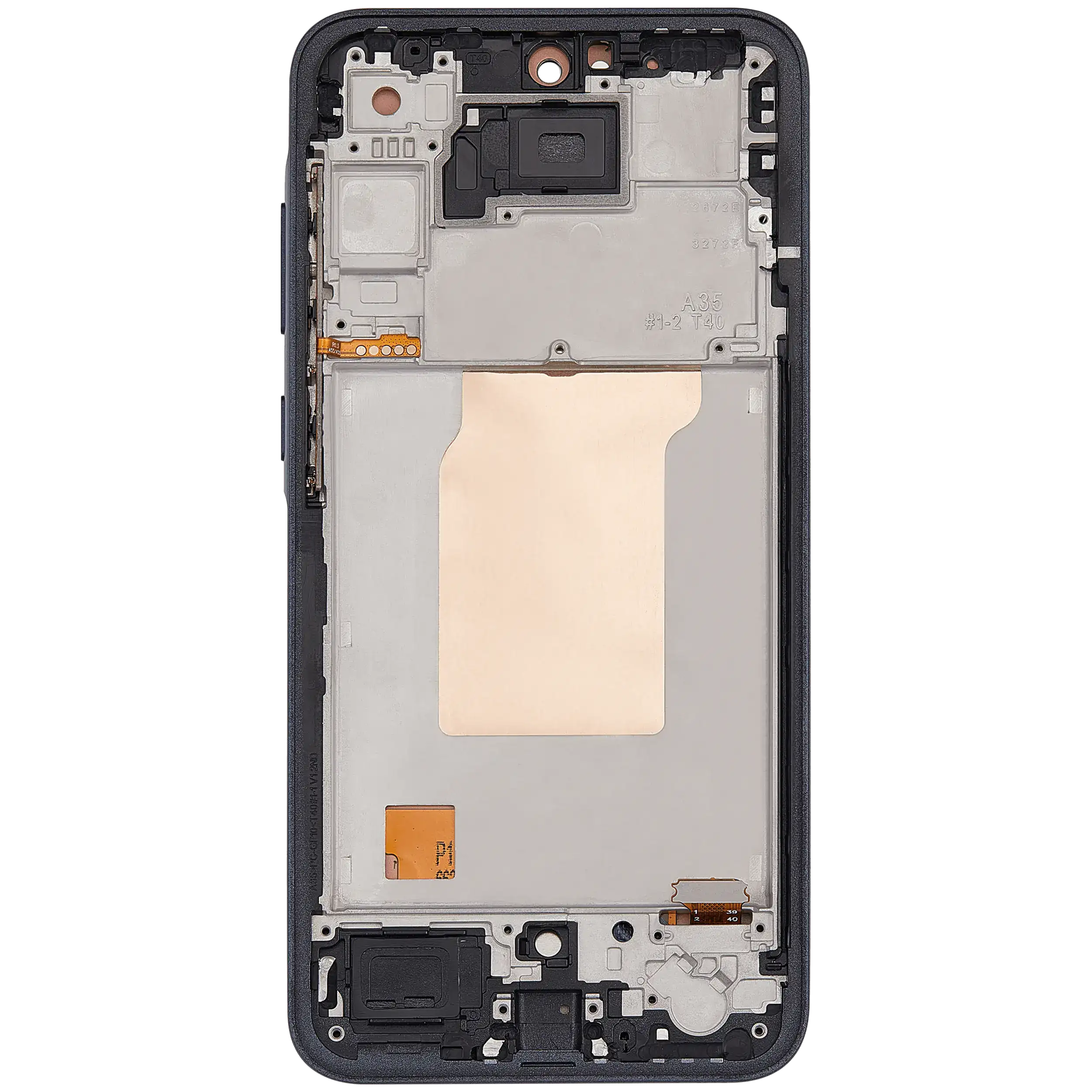 LCD-Display mit Rahmen für Samsung Galaxy A35 5G (A356/ 2025)(6.58") (US-Version) (Aftermarket : incell)(Navy)