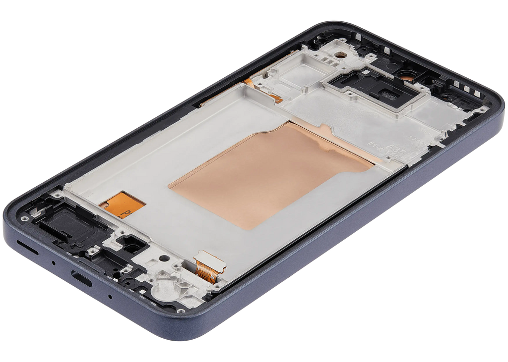 LCD-Display mit Rahmen für Samsung Galaxy A35 5G (A356/ 2025)(6.58") (US-Version) (Aftermarket : incell)(Navy)