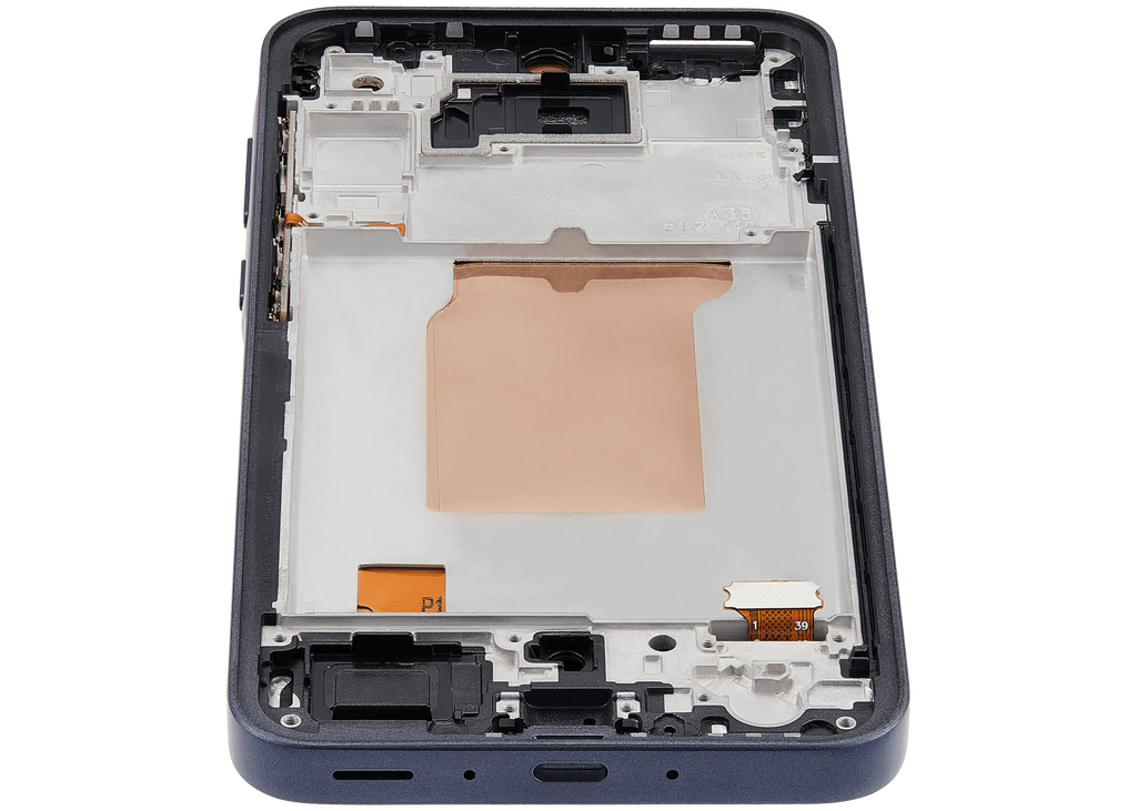 LCD-Display mit Rahmen für Samsung Galaxy A35 5G (A356/ 2025)(6.58") (US-Version) (Aftermarket : incell)(Navy)