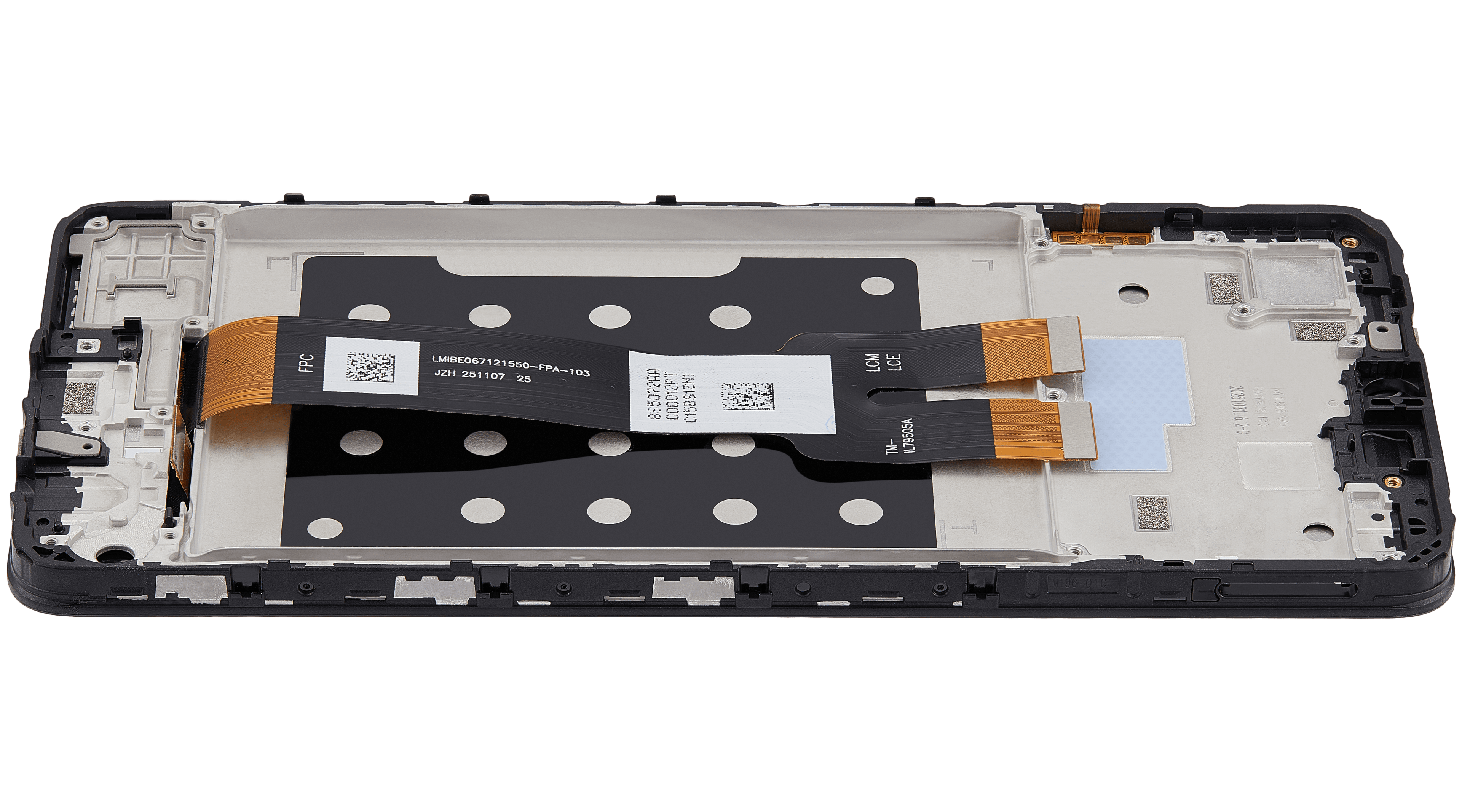 LCD-Display mit Rahmen für Samsung Galaxy A07 5G (A076/ 2026) (Refurbished) (Alle Farben)