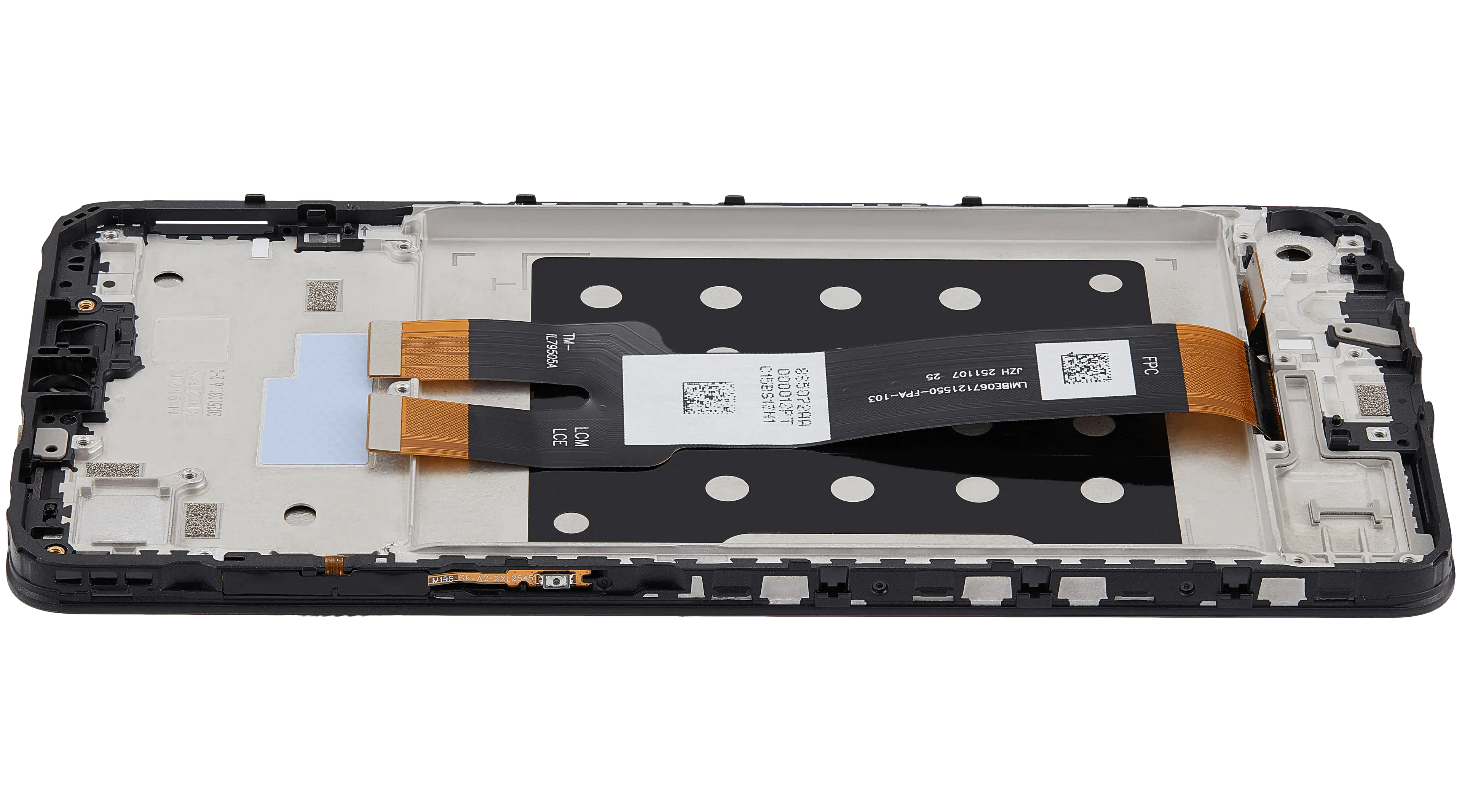 LCD-Display mit Rahmen für Samsung Galaxy A07 5G (A076/ 2026) (Refurbished) (Alle Farben)