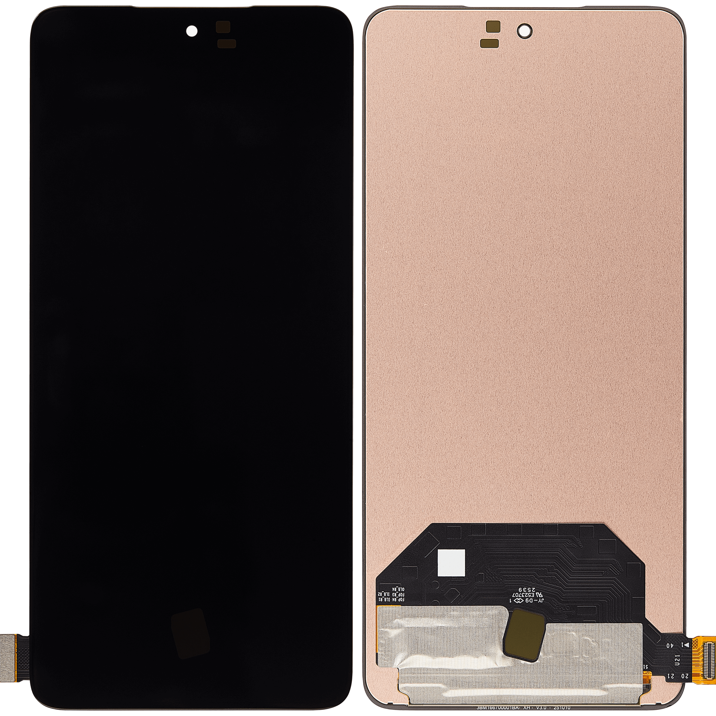 OLED-Display ohne Rahmen für Motorola Edge 70 (XT2601 / 2025) (Refurbished) (Alle Farben)