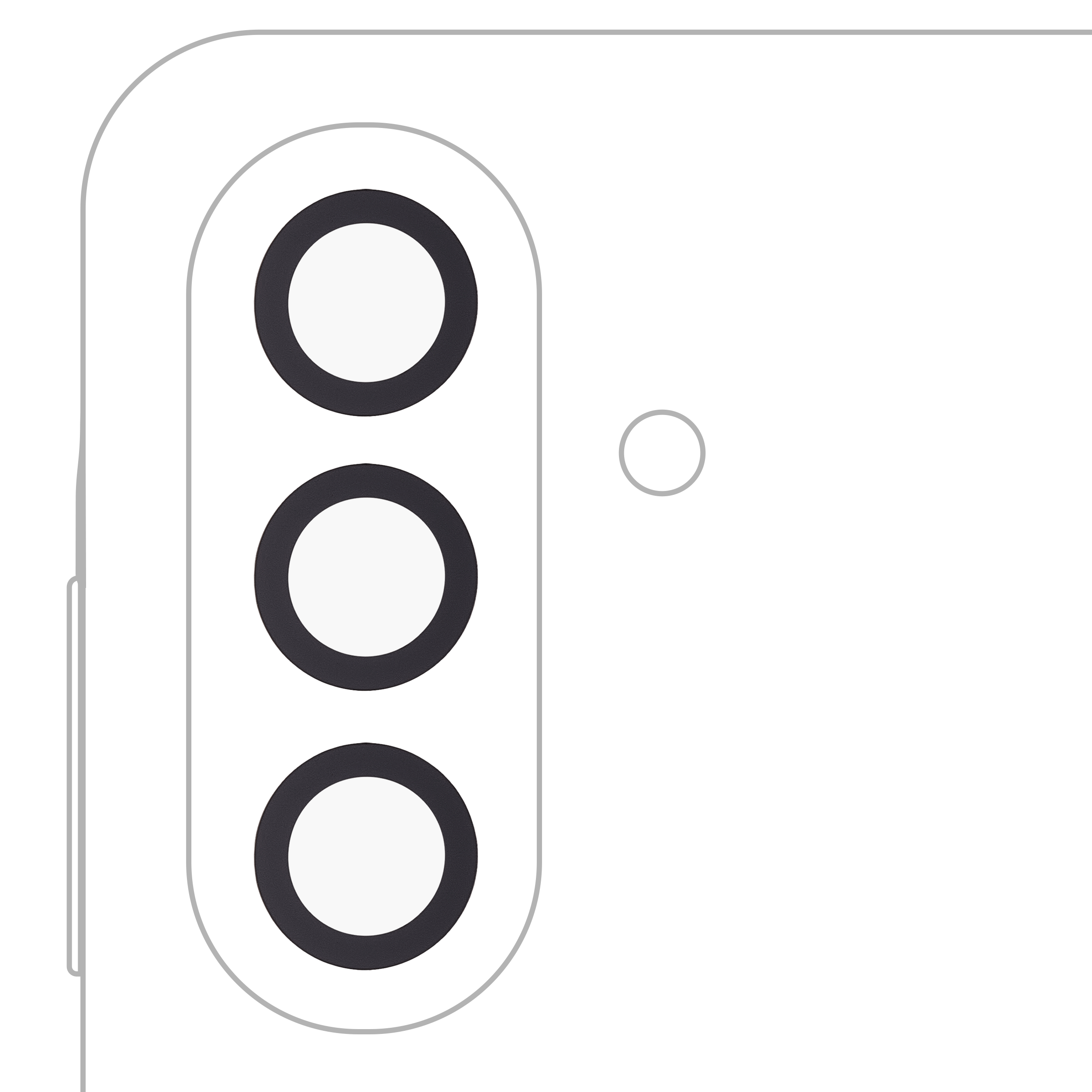 Kameralinse hinten (Glass Only) mit Adhesive für Samsung Galaxy A56 5G (A566 / 2025)