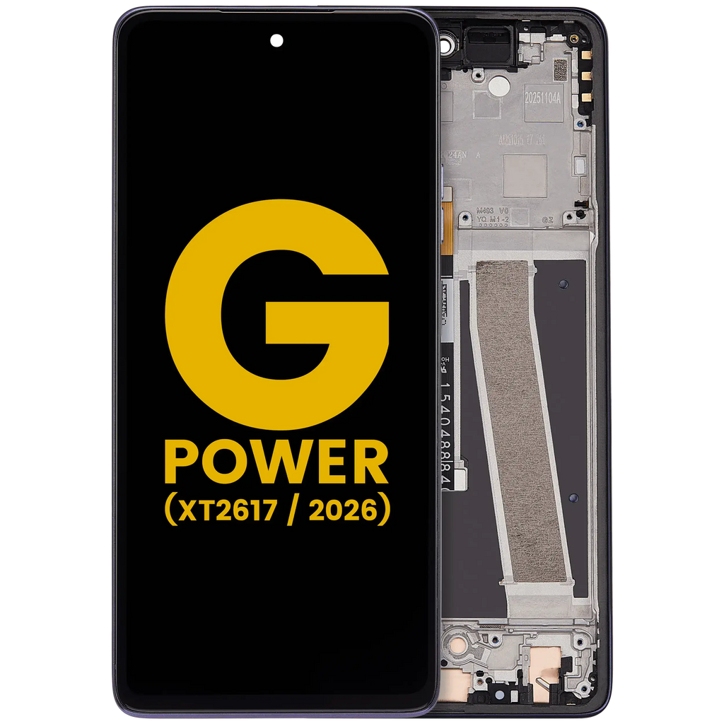 LCD-Display mit Rahmen für Motorola Moto G Power 5G (XT2617 / 2026) (Refurbished) (Evening Blue)