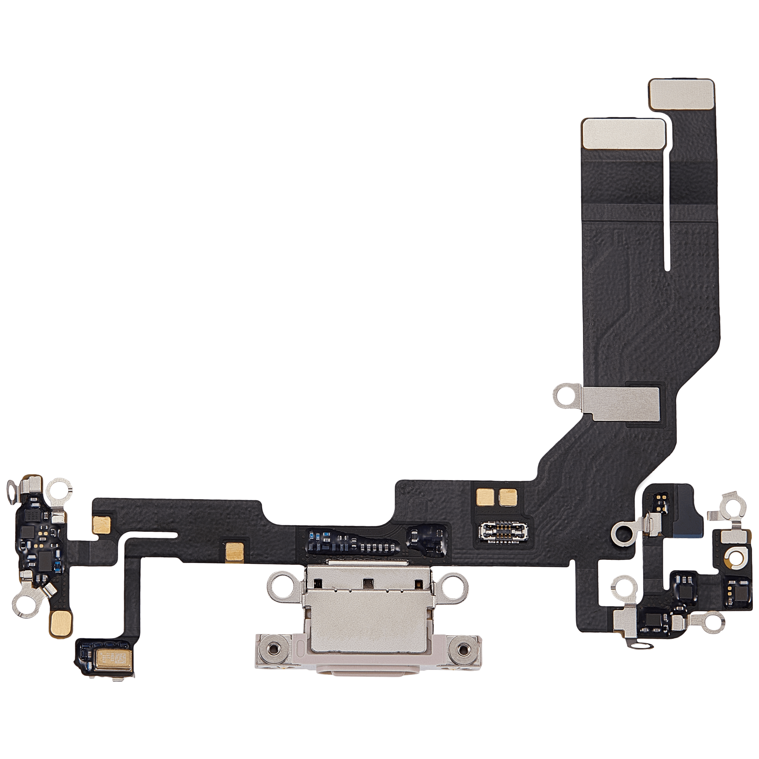 Ladebuchse Flex Cable Compatible für iPhone 17e (Premium) (Soft Pink)