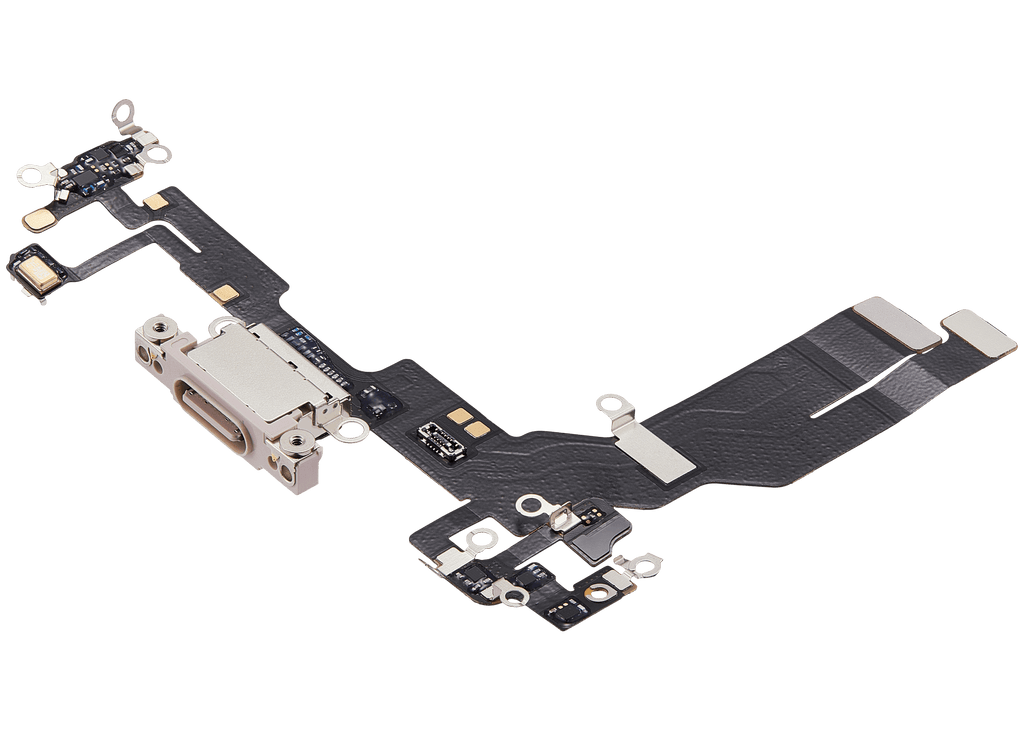 Ladebuchse Flex Cable Compatible für iPhone 17e (Premium) (Soft Pink)