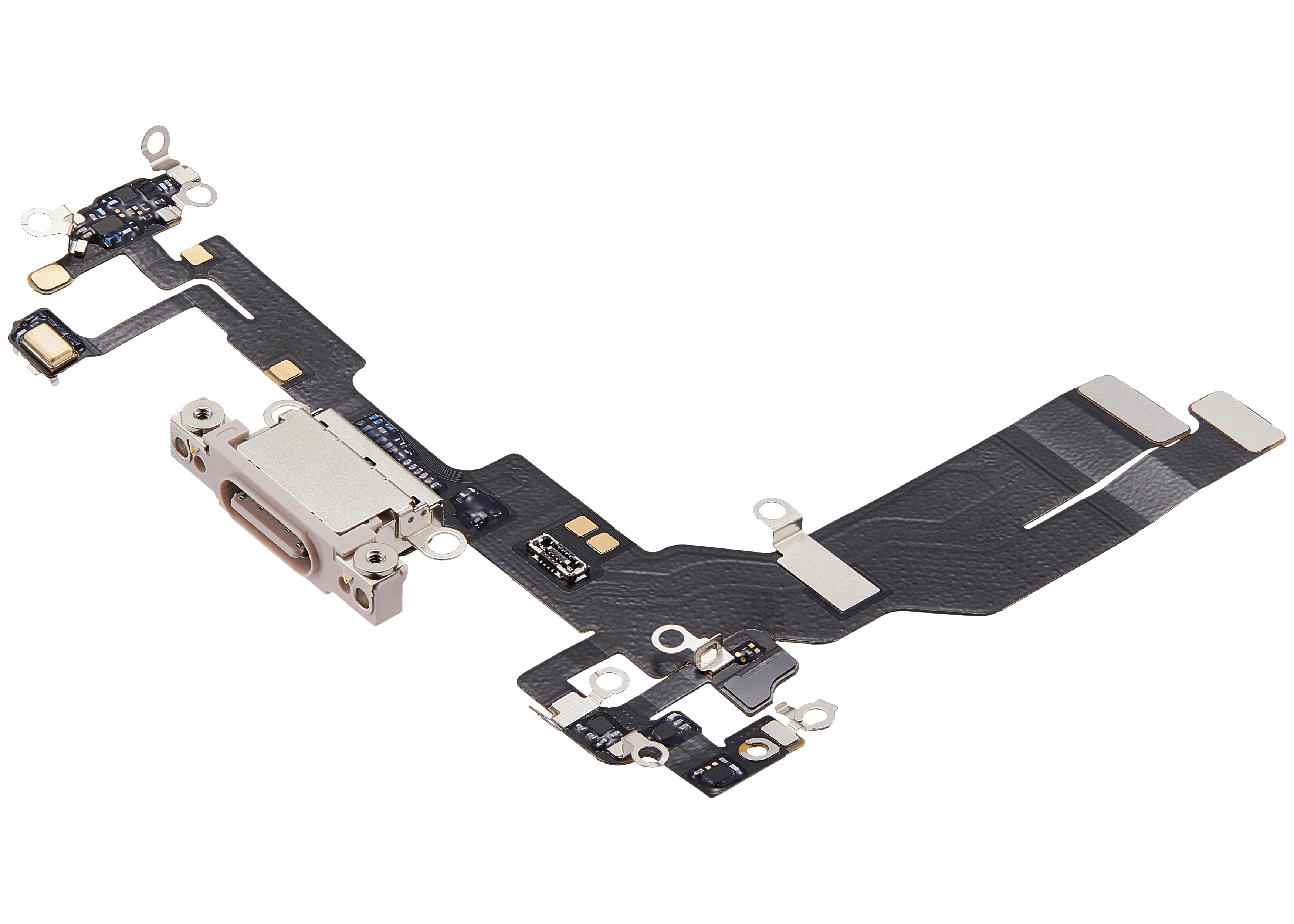 Ladebuchse Flex Cable Compatible für iPhone 17e (Premium) (Soft Pink)