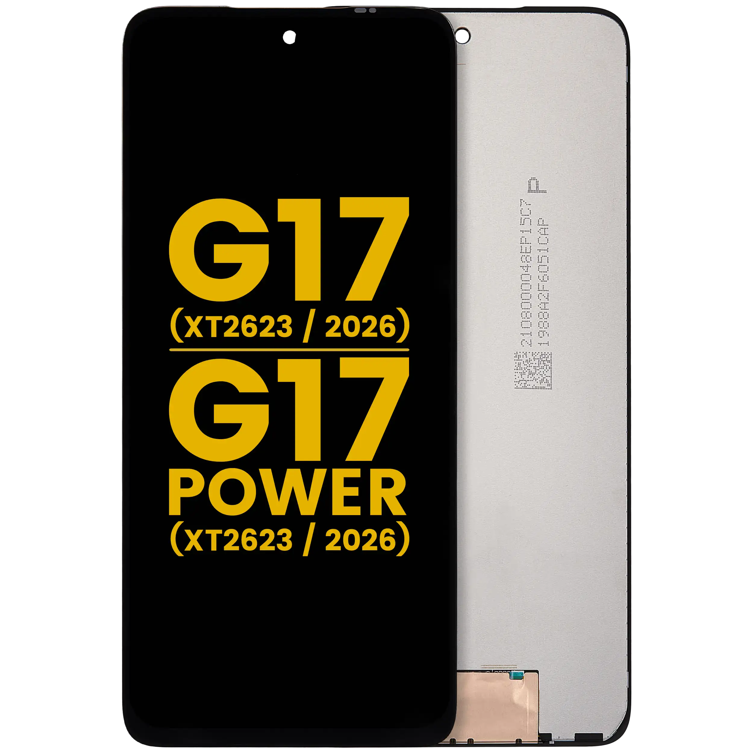 LCD-Display ohne Rahmen für Motorola Moto G17 (XT2623 / 2026) / G17 Power (XT2623 / 2026) (Refurbished) (Alle Farben)