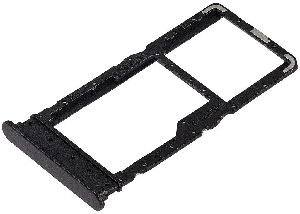 Dual Sim Card Tray für Samsung Galaxy A06 5G (A066 / 2025) (Schwarz)
