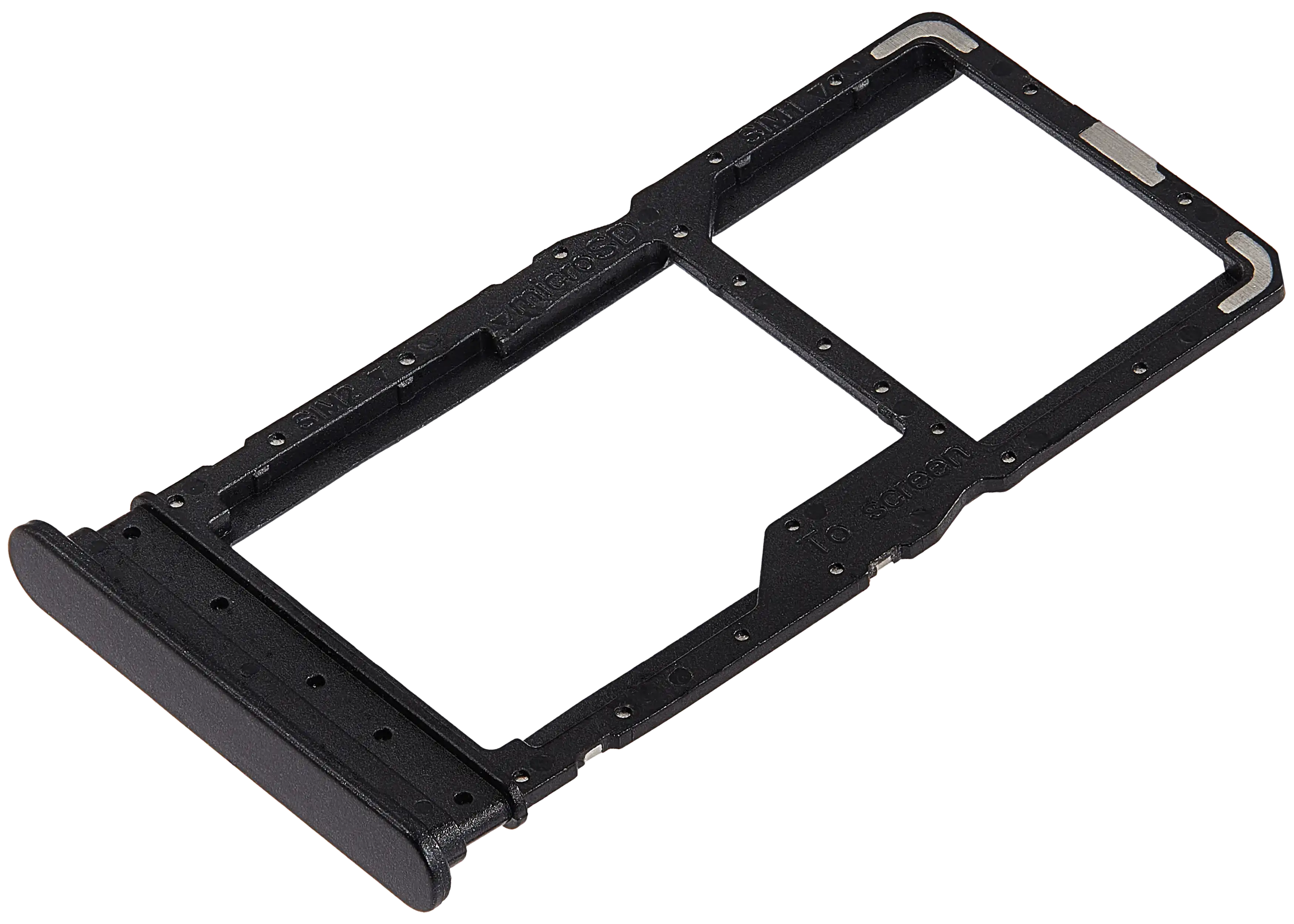 Dual Sim Card Tray für Samsung Galaxy A06 5G (A066 / 2025) (Schwarz)