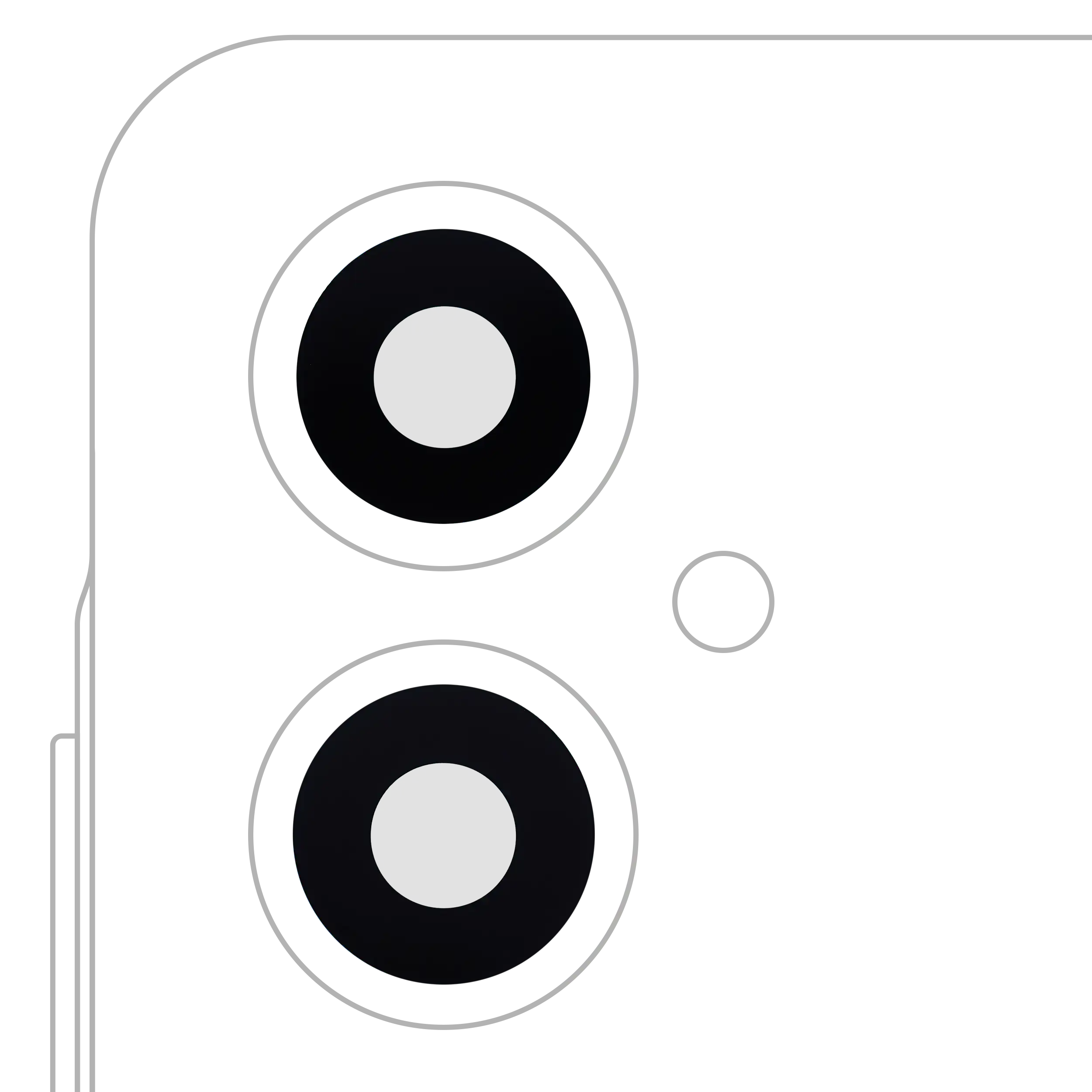 Kameralinse hinten (Glass Only) mit Adhesive für Samsung Galaxy A06 5G (A066 / 2025)