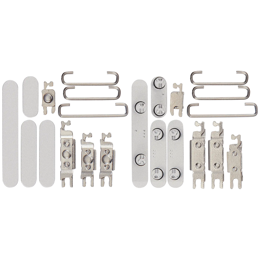 Hard Buttons (Power / Volume / Switch) for iPhone 17 Pro / 17 Pro Max (Silver)