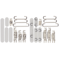 Hard Buttons (Power / Volume / Switch) for iPhone 17 Pro / 17 Pro Max (Silver)