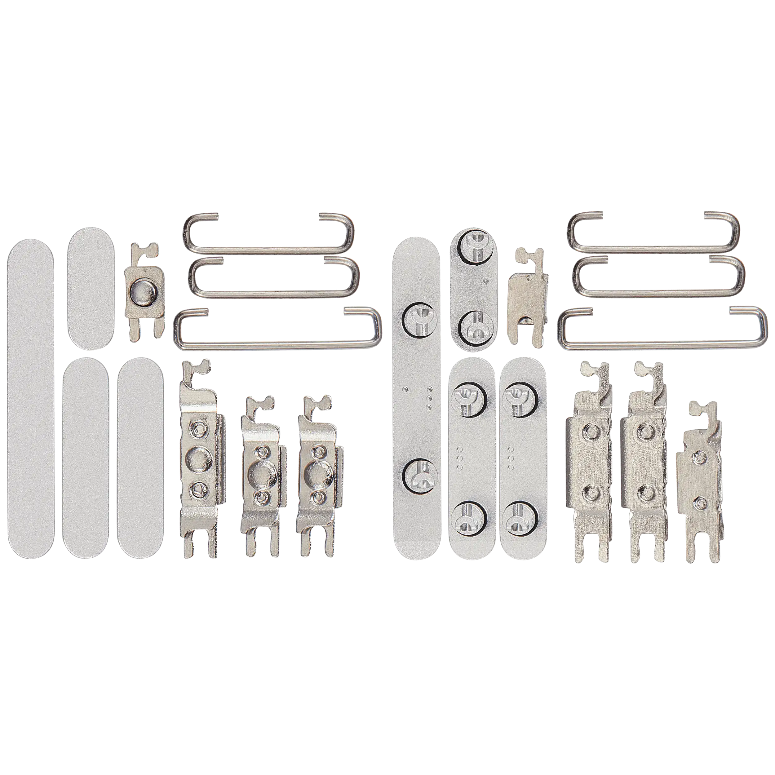 Hard Buttons (Power / Volume / Switch) for iPhone 17 Pro / 17 Pro Max (Silver)