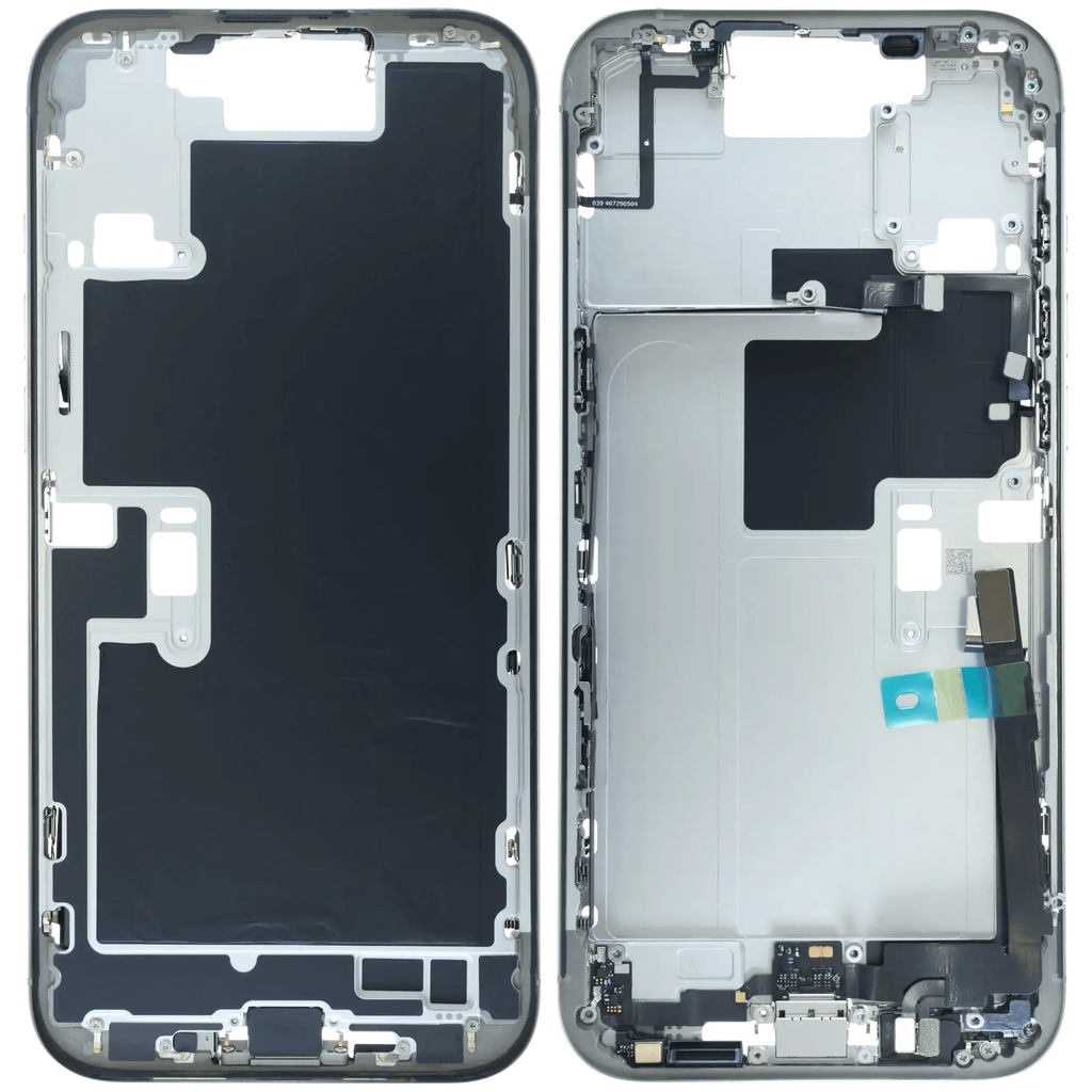 Backcover/Rahmen mit Akku für iPhone 16 Pro Max (Original OEM) (US-Version) (Natural Titanium)