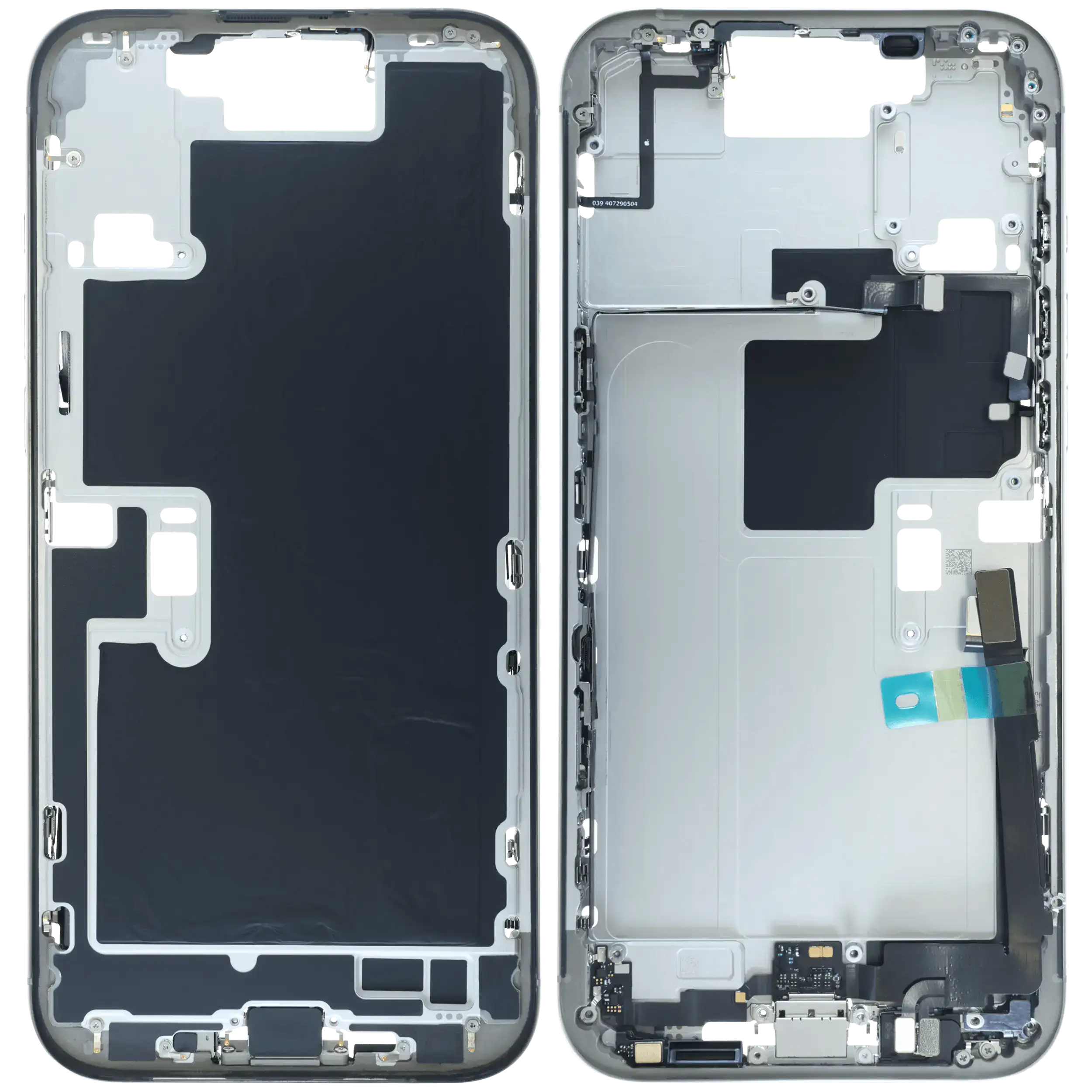 Backcover/Rahmen mit Akku für iPhone 16 Pro Max (Original OEM) (US-Version) (Natural Titanium)