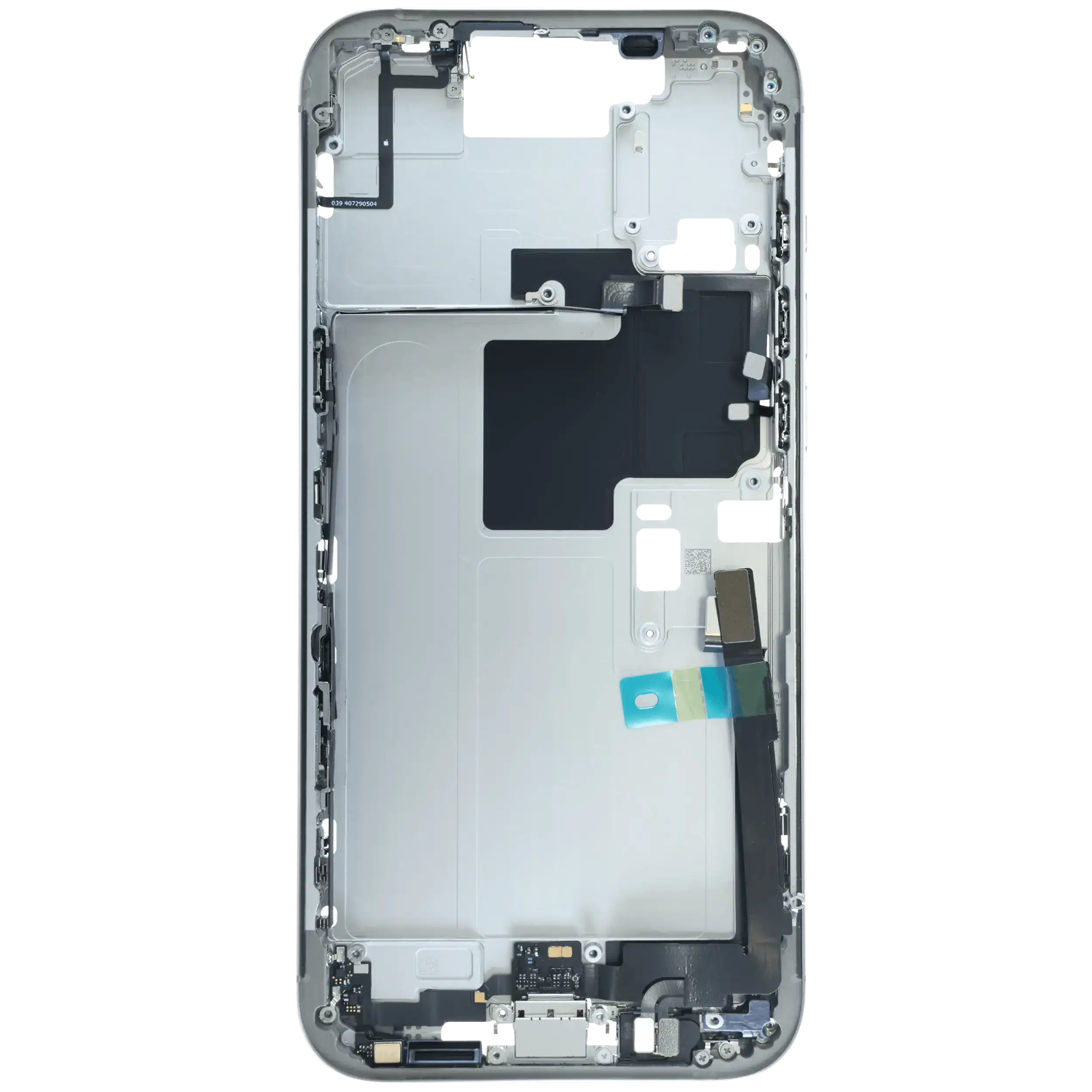 Backcover/Rahmen mit Akku für iPhone 16 Pro Max (Original OEM) (US-Version) (Natural Titanium)