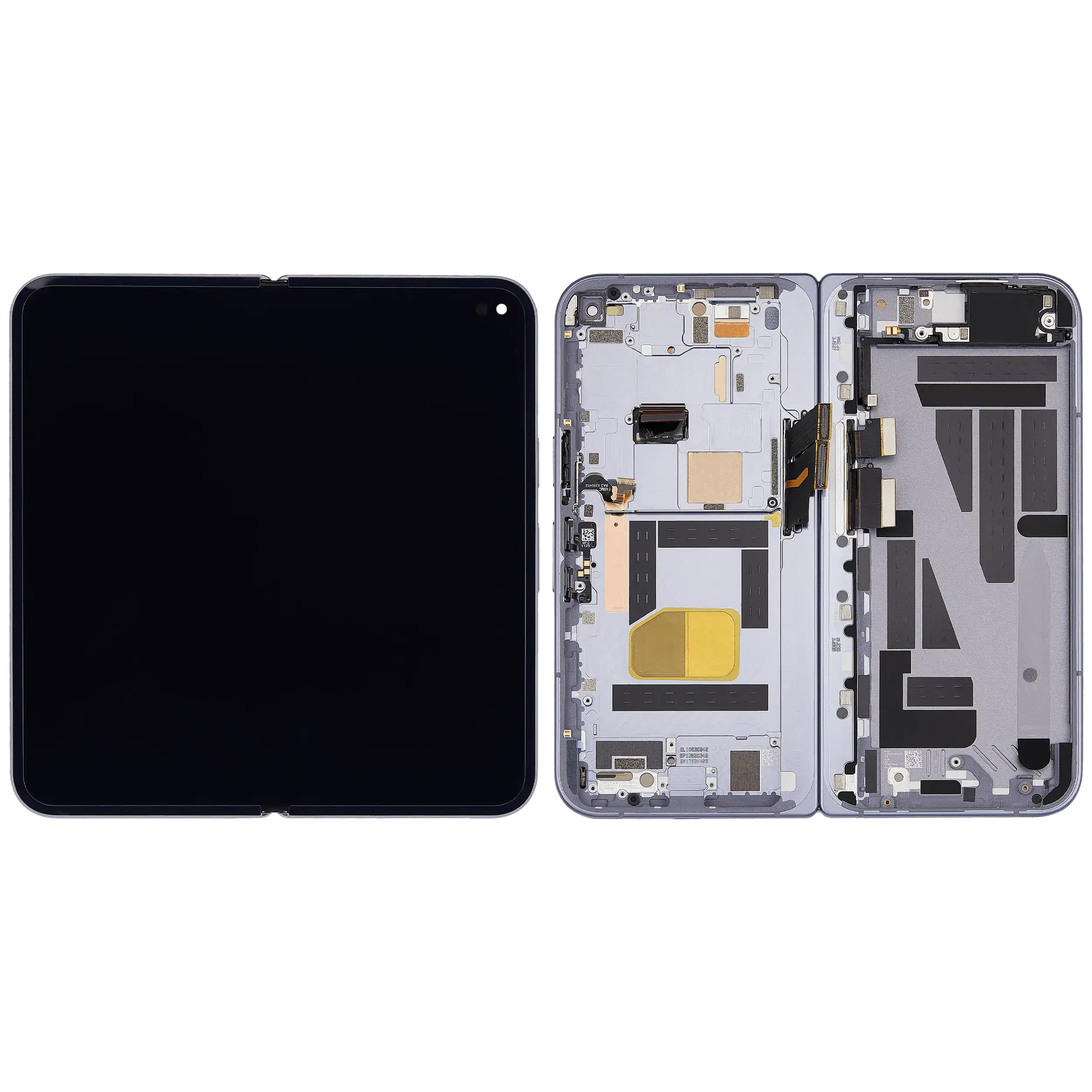 Inner OLED-Display mit Rahmen für Google Pixel 10 Pro Fold (US & International Versions) (Refurbished) (Moonstone)