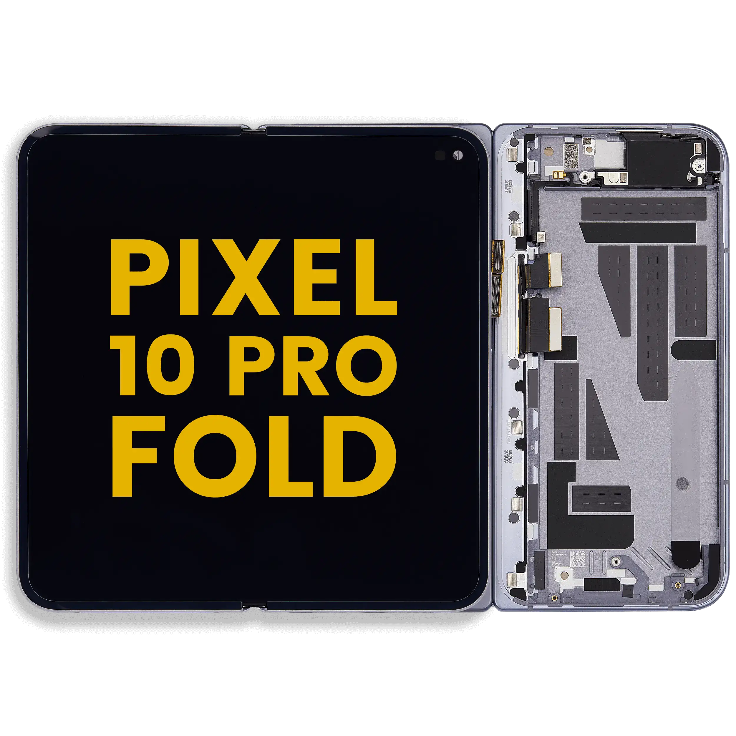 Inner OLED-Display mit Rahmen für Google Pixel 10 Pro Fold (US & International Versions) (Refurbished) (Moonstone)