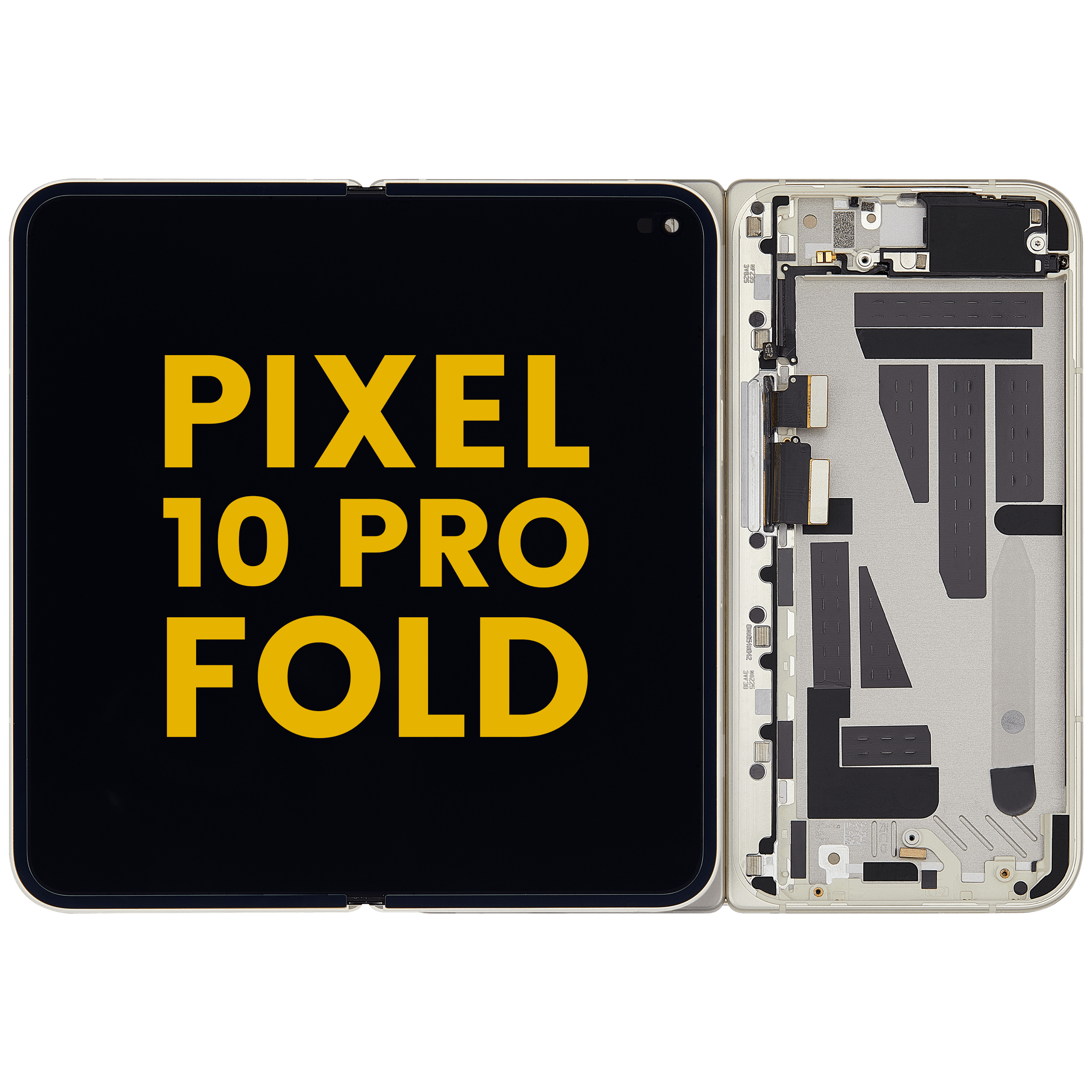 Inner OLED-Display mit Rahmen für Google Pixel 10 Pro Fold (US & International Versions) (Refurbished) (Jade)
