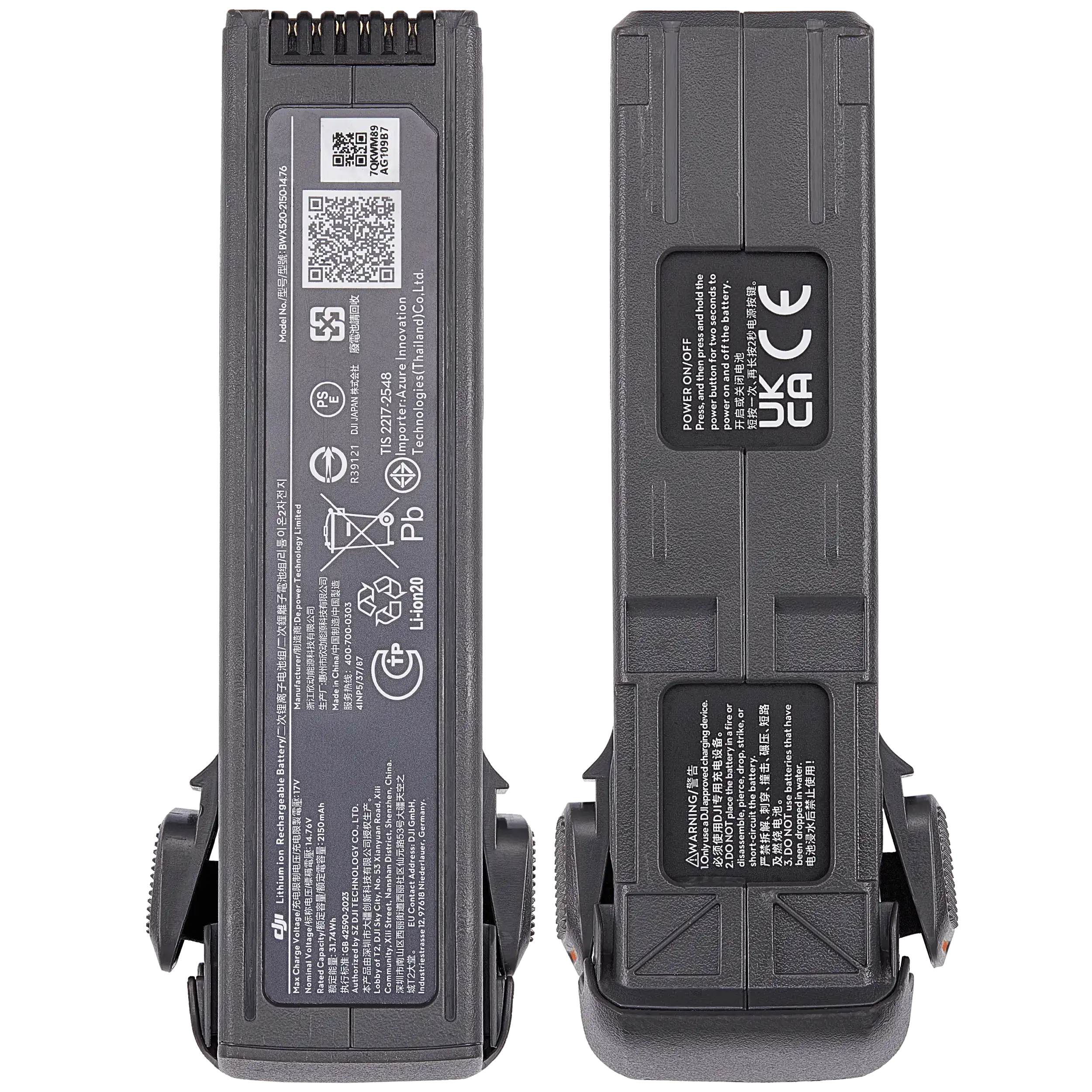 Replacement Akku für DJI Avata 2 (gebrauchter OEM-Ausbau, Qualität A)