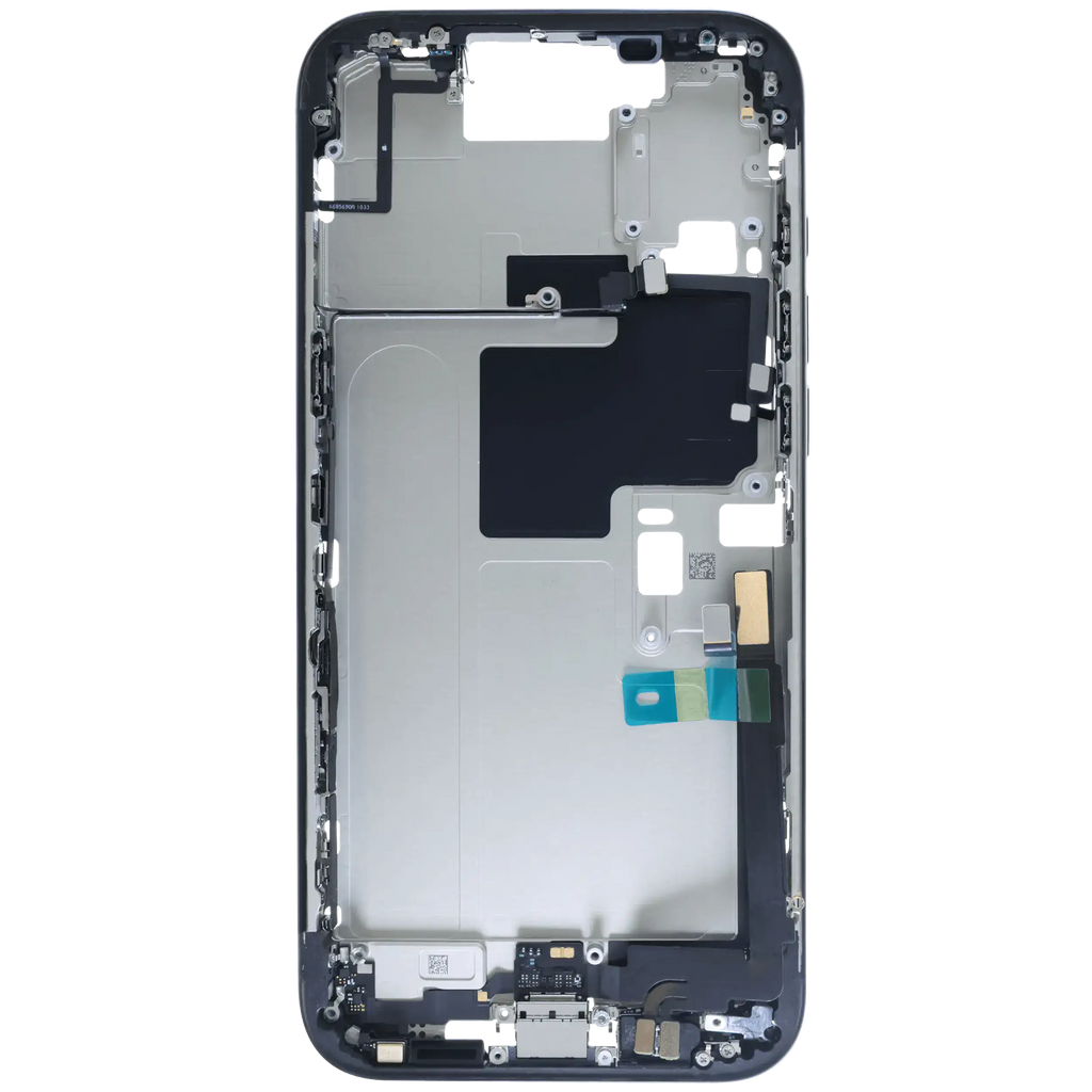 Backcover/Rahmen mit Akku für iPhone 16 Pro Max (Original OEM) (US-Version) (Schwarz Titanium)