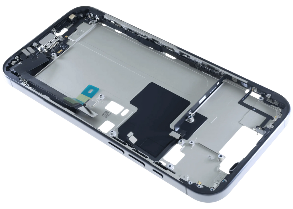 Backcover/Rahmen mit Akku für iPhone 16 Pro Max (Original OEM) (US-Version) (Schwarz Titanium)