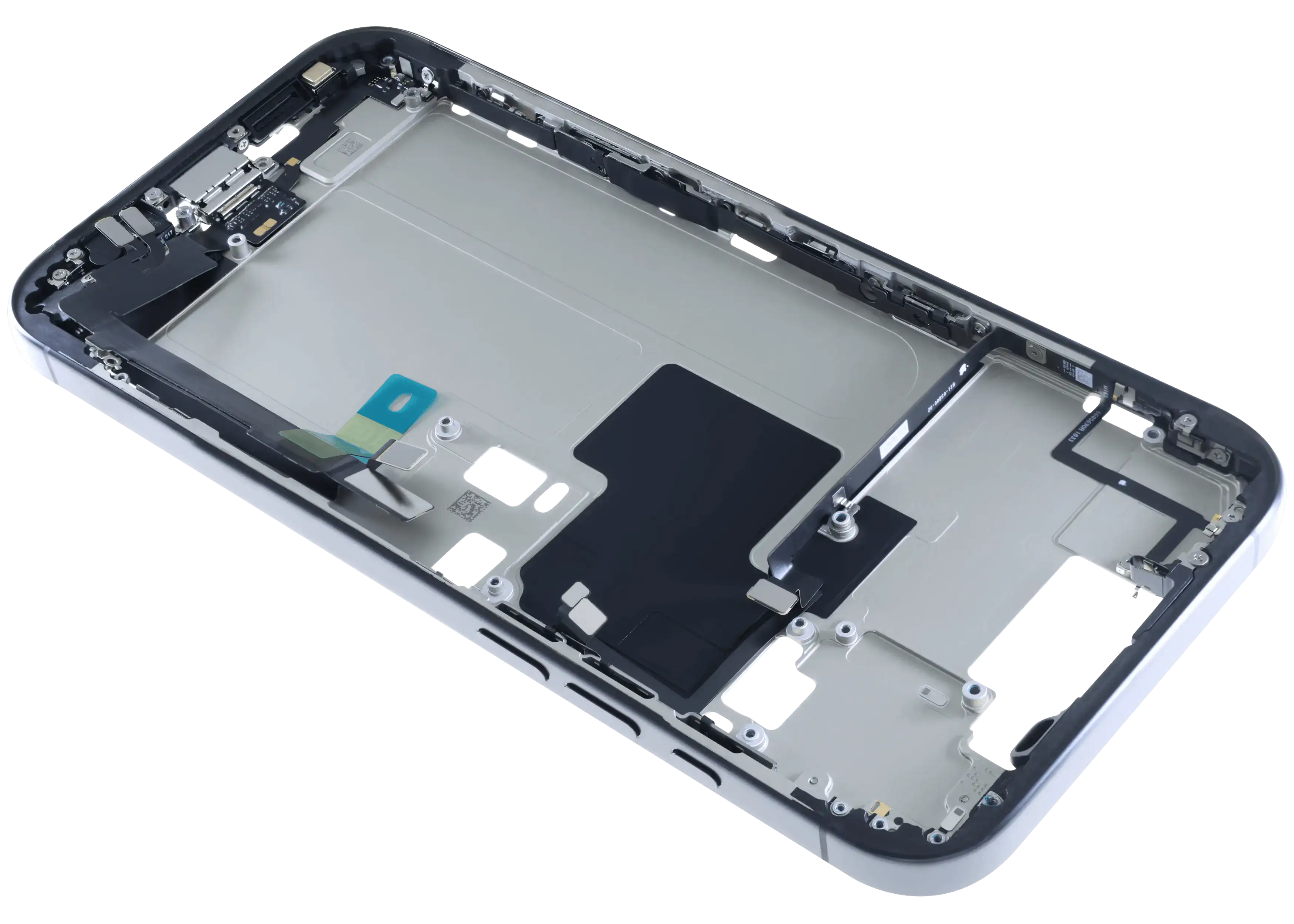 Backcover/Rahmen mit Akku für iPhone 16 Pro Max (Original OEM) (US-Version) (Schwarz Titanium)