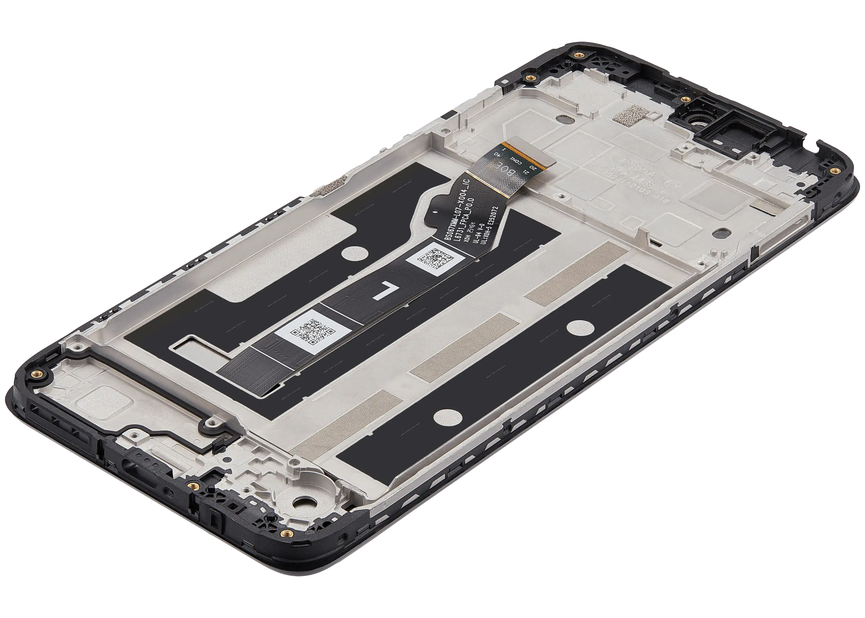 LCD-Display mit Rahmen für Motorola Moto G17 (XT2623 / 2026) / G17 Power (XT2623 / 2026) (Refurbished) (Alle Farben)