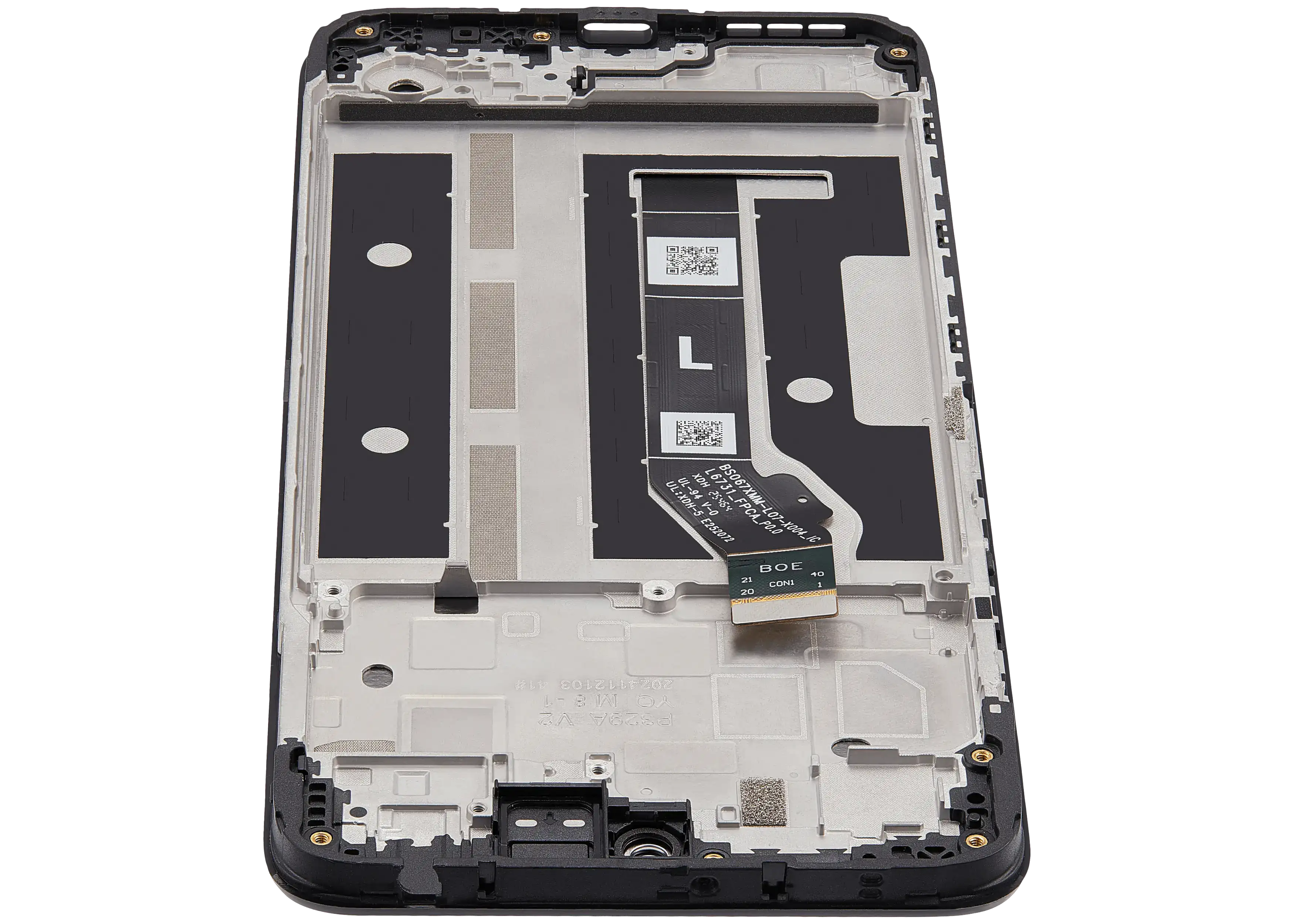 LCD-Display mit Rahmen für Motorola Moto G17 (XT2623 / 2026) / G17 Power (XT2623 / 2026) (Refurbished) (Alle Farben)