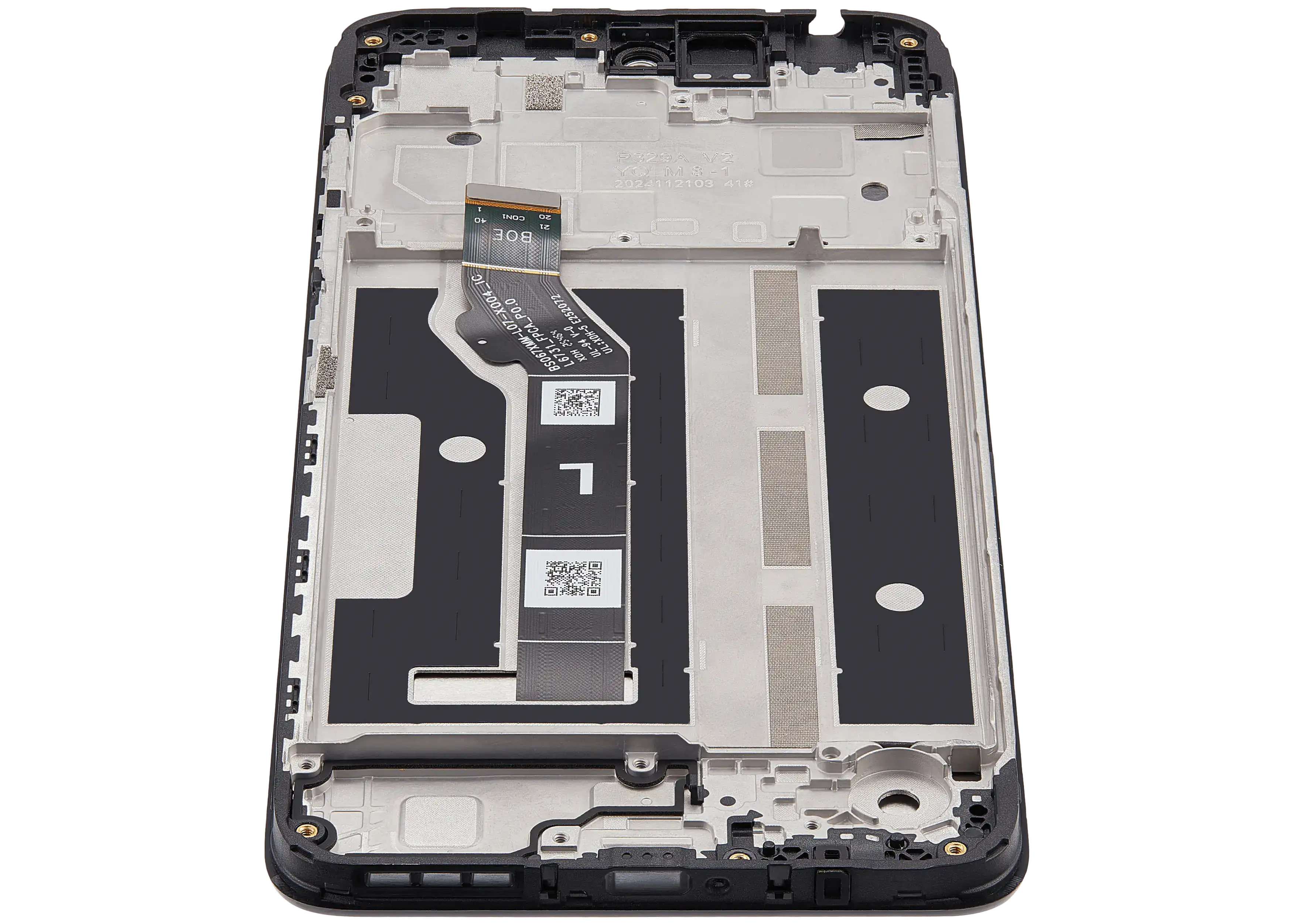 LCD-Display mit Rahmen für Motorola Moto G17 (XT2623 / 2026) / G17 Power (XT2623 / 2026) (Refurbished) (Alle Farben)