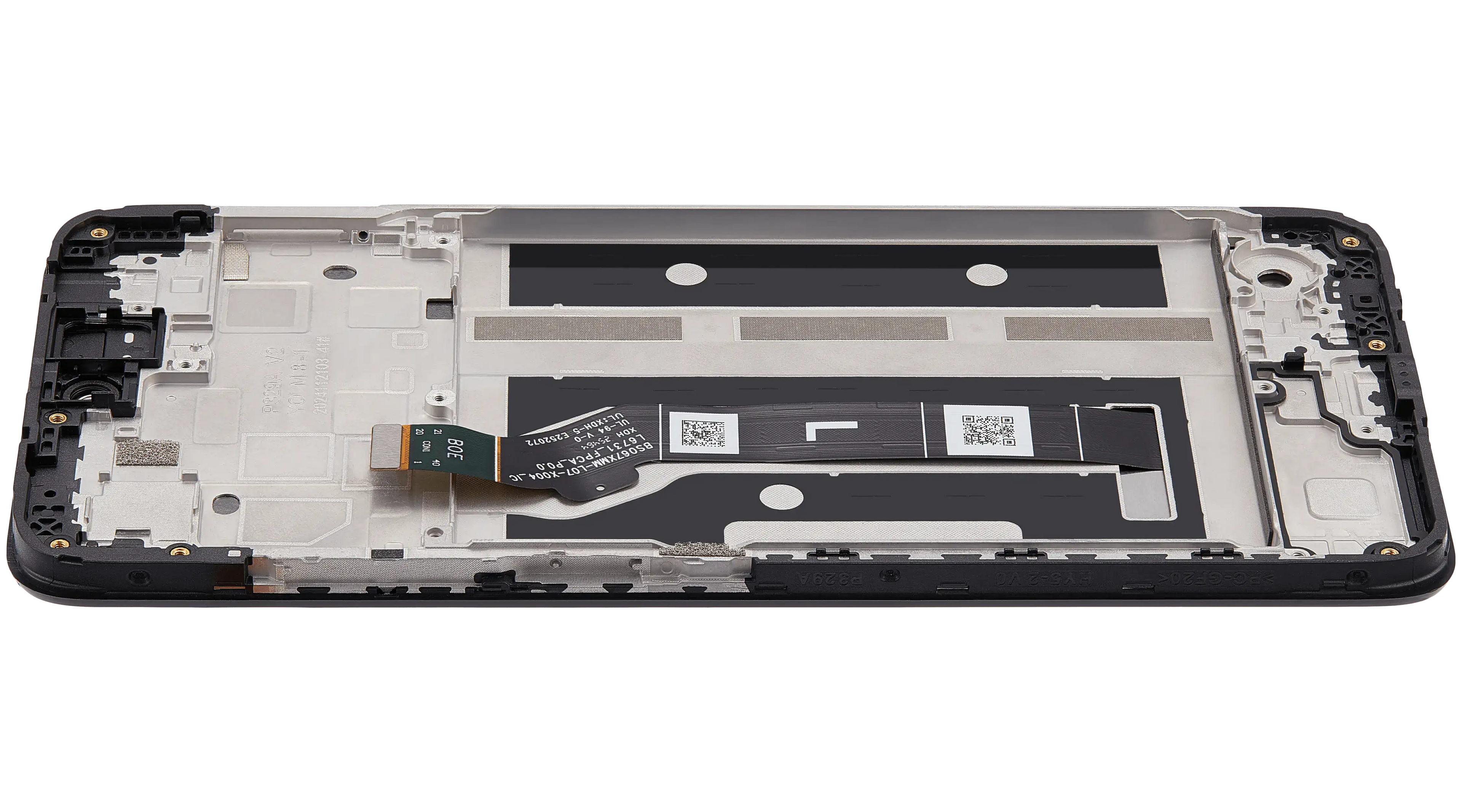 LCD-Display mit Rahmen für Motorola Moto G17 (XT2623 / 2026) / G17 Power (XT2623 / 2026) (Refurbished) (Alle Farben)