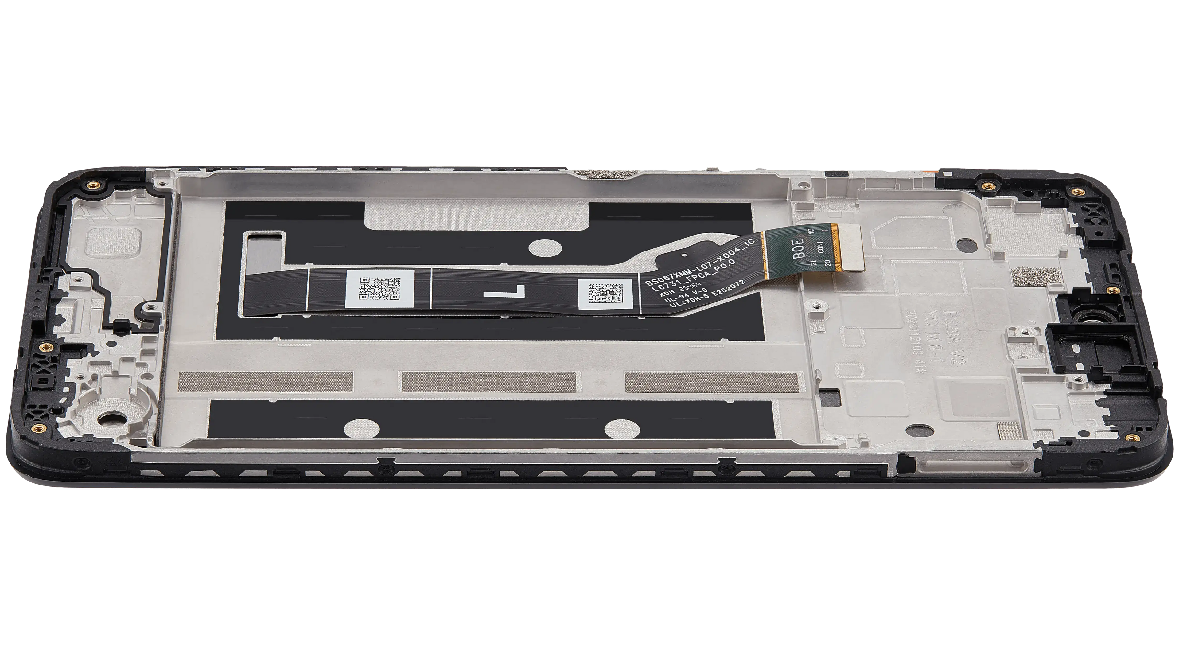 LCD-Display mit Rahmen für Motorola Moto G17 (XT2623 / 2026) / G17 Power (XT2623 / 2026) (Refurbished) (Alle Farben)